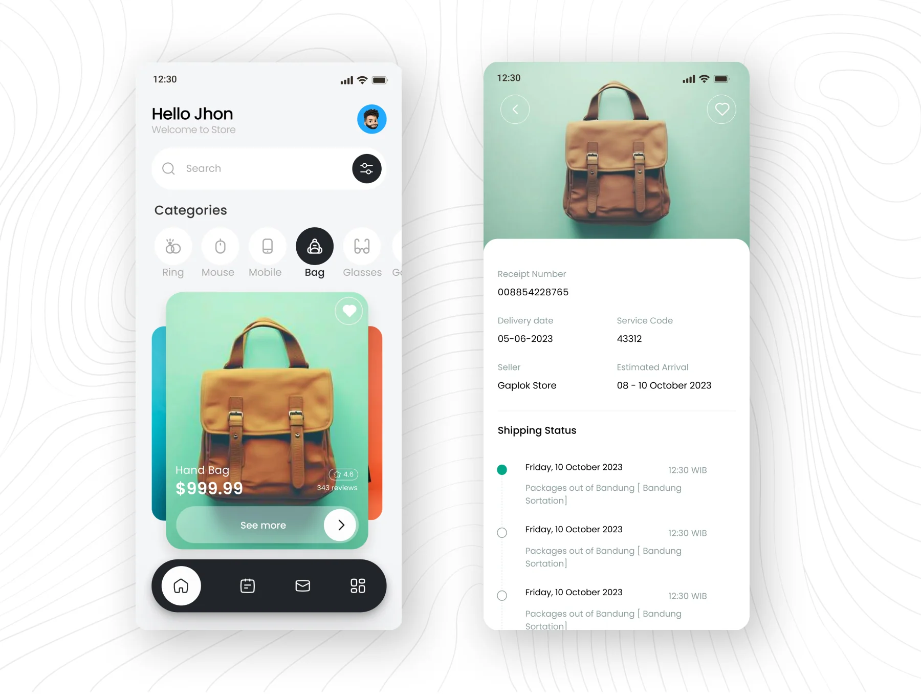 Shopping Ecommerce App UI Kit 5