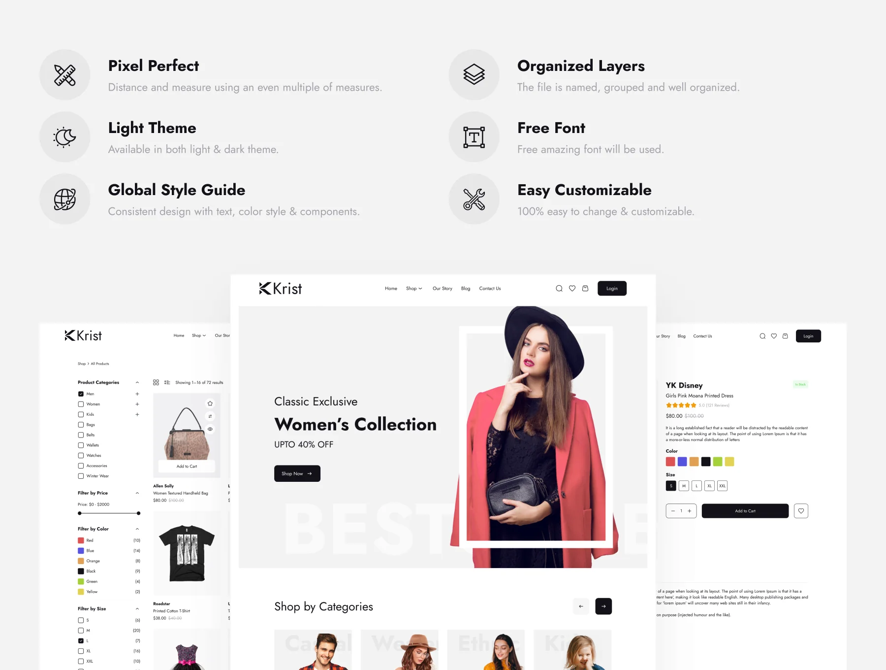 Shopping Ecommerce Web UI Kit 2