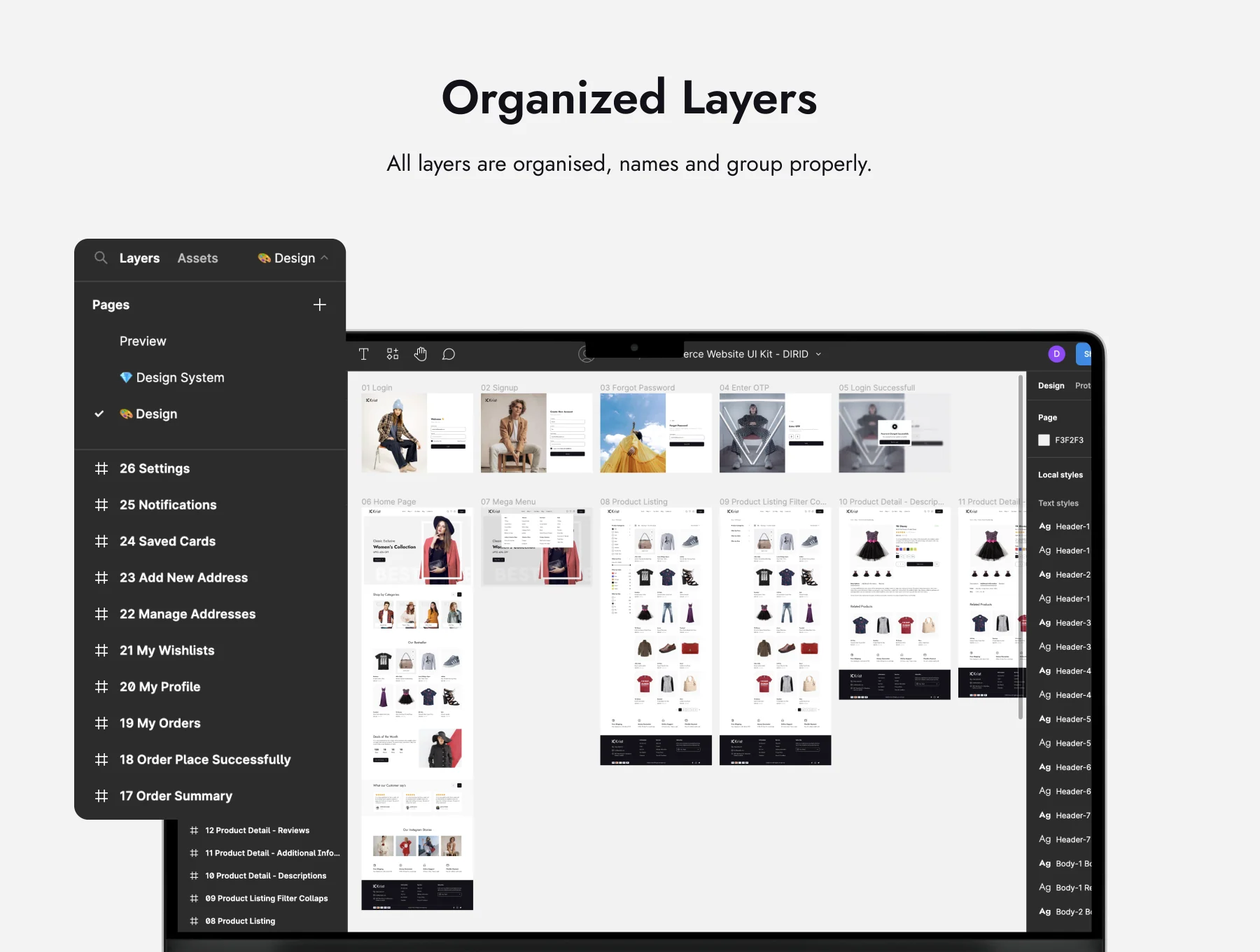 Shopping Ecommerce Web UI Kit 3