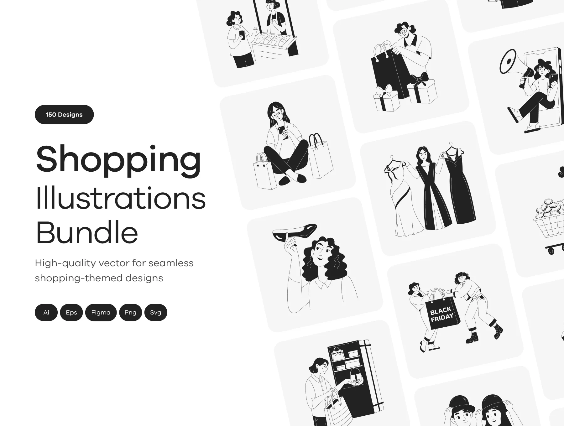 Shopping Illustration Art