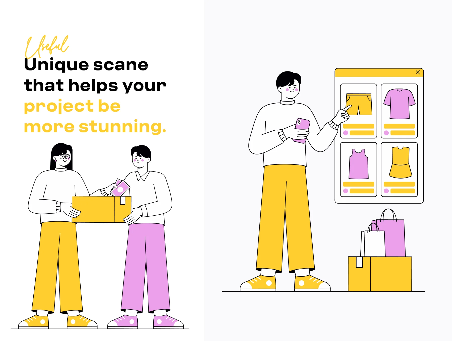 Shopping Illustration Pack 2