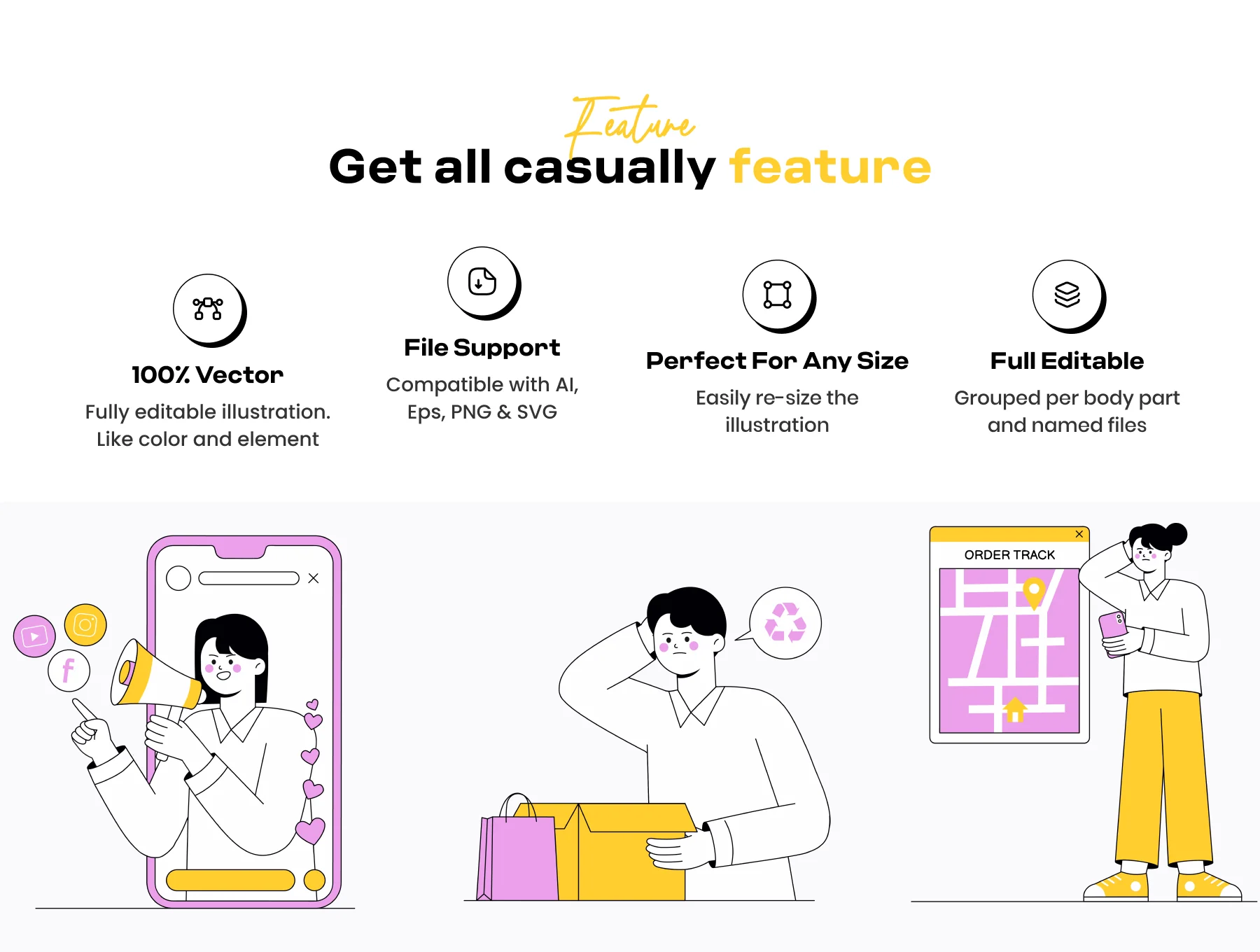 Shopping Illustration Pack 3