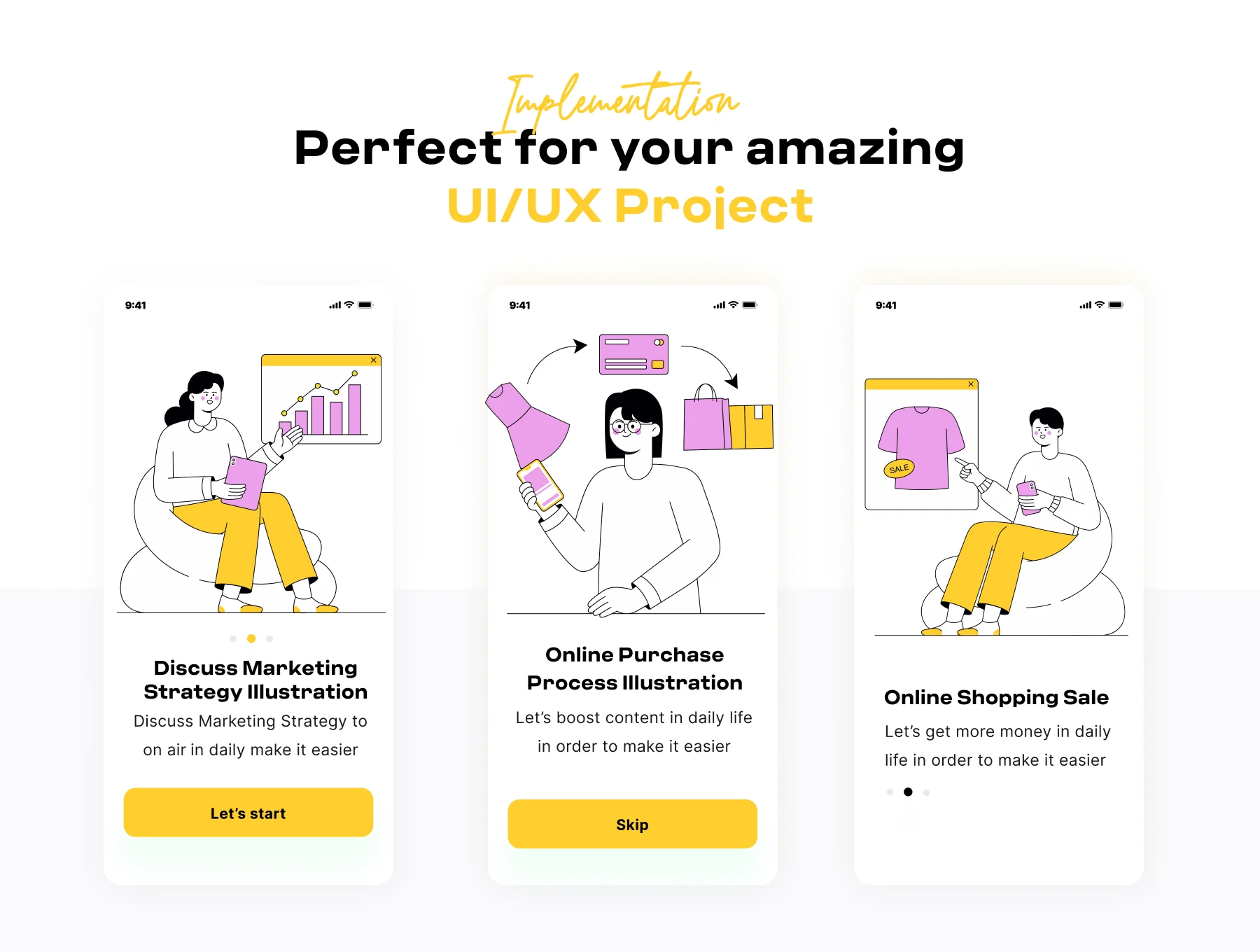 Shopping Illustration Pack 5
