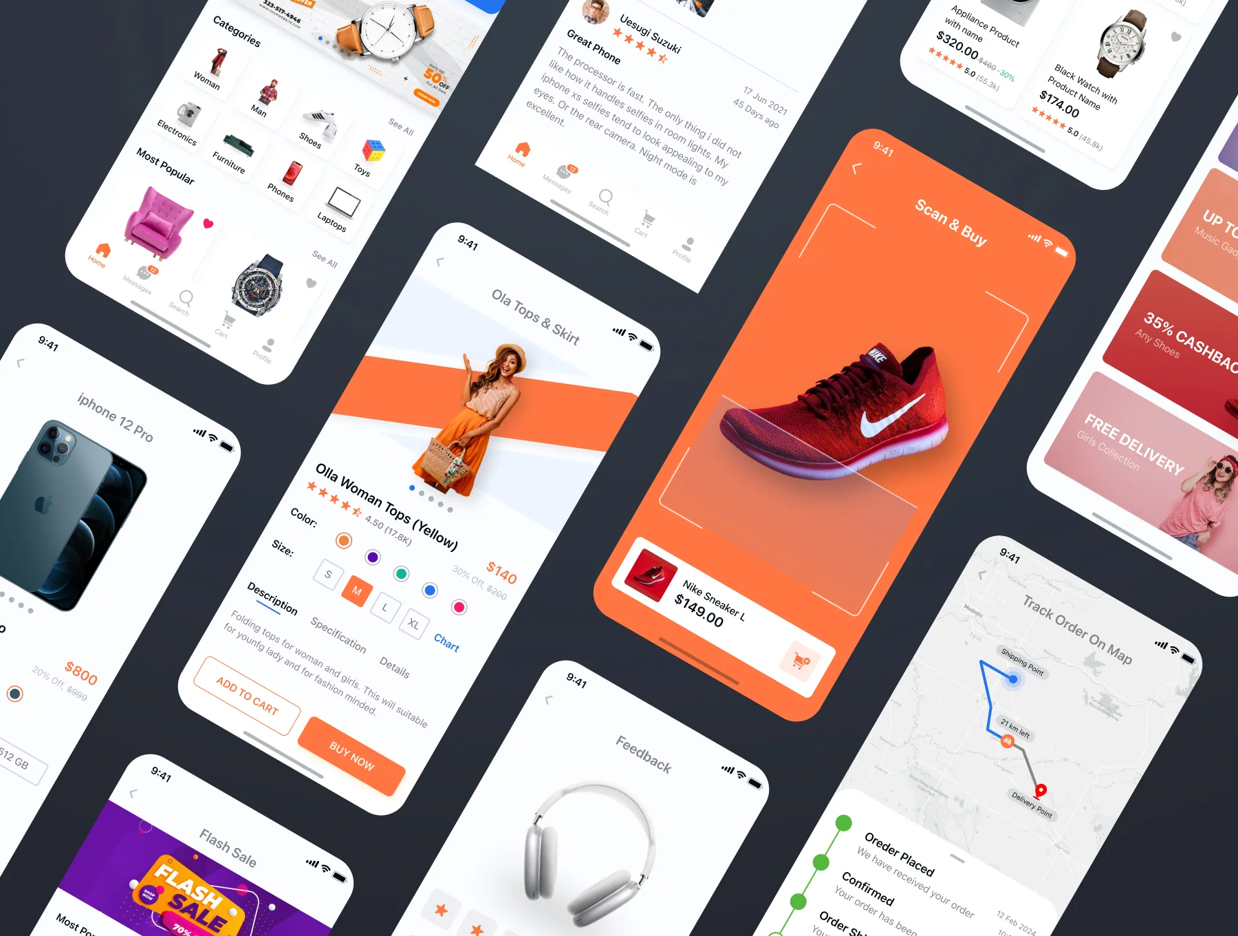 Shoppir - Shopping & E-commerce App UI Kit 5