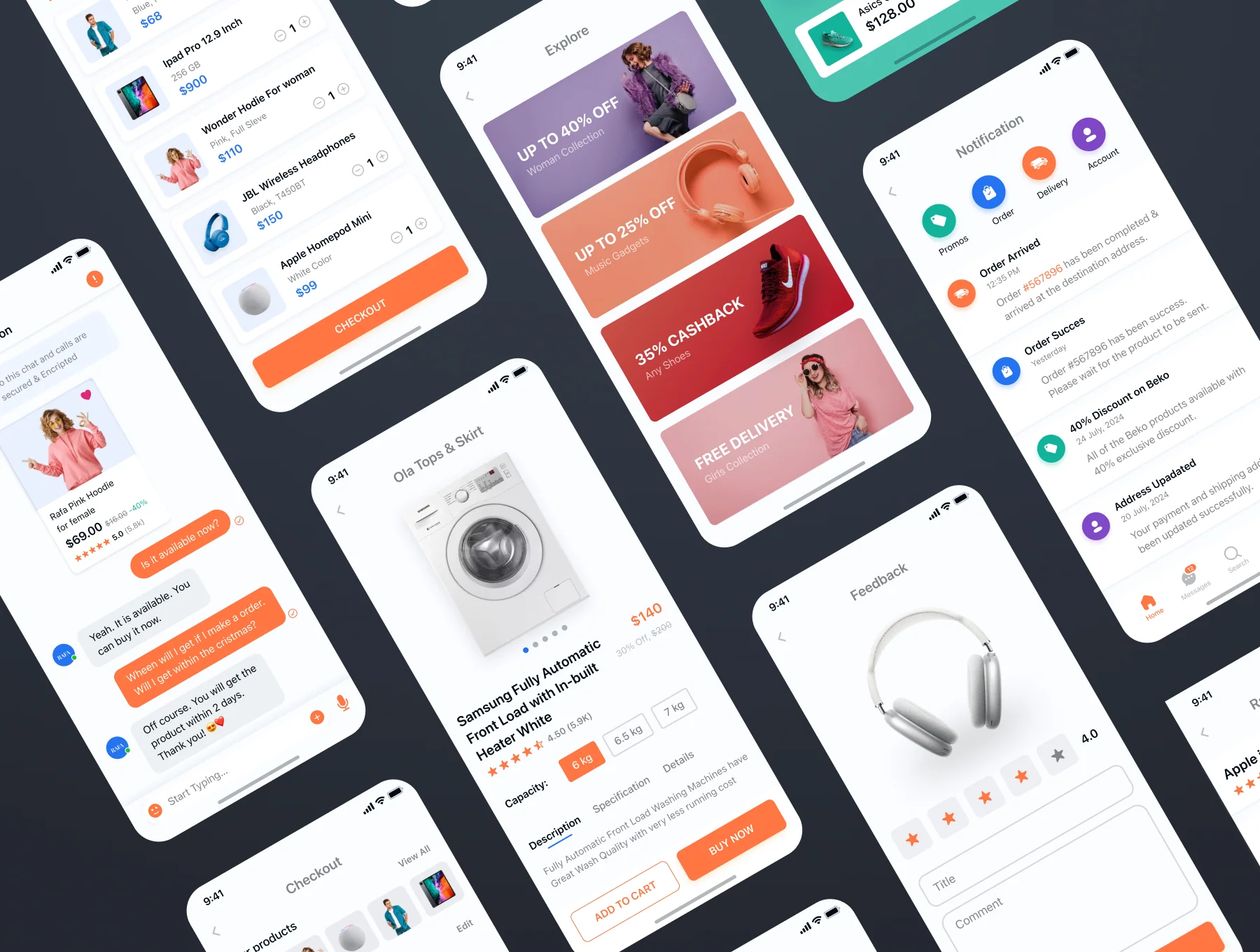 Shoppir - Shopping & E-commerce App UI Kit 6