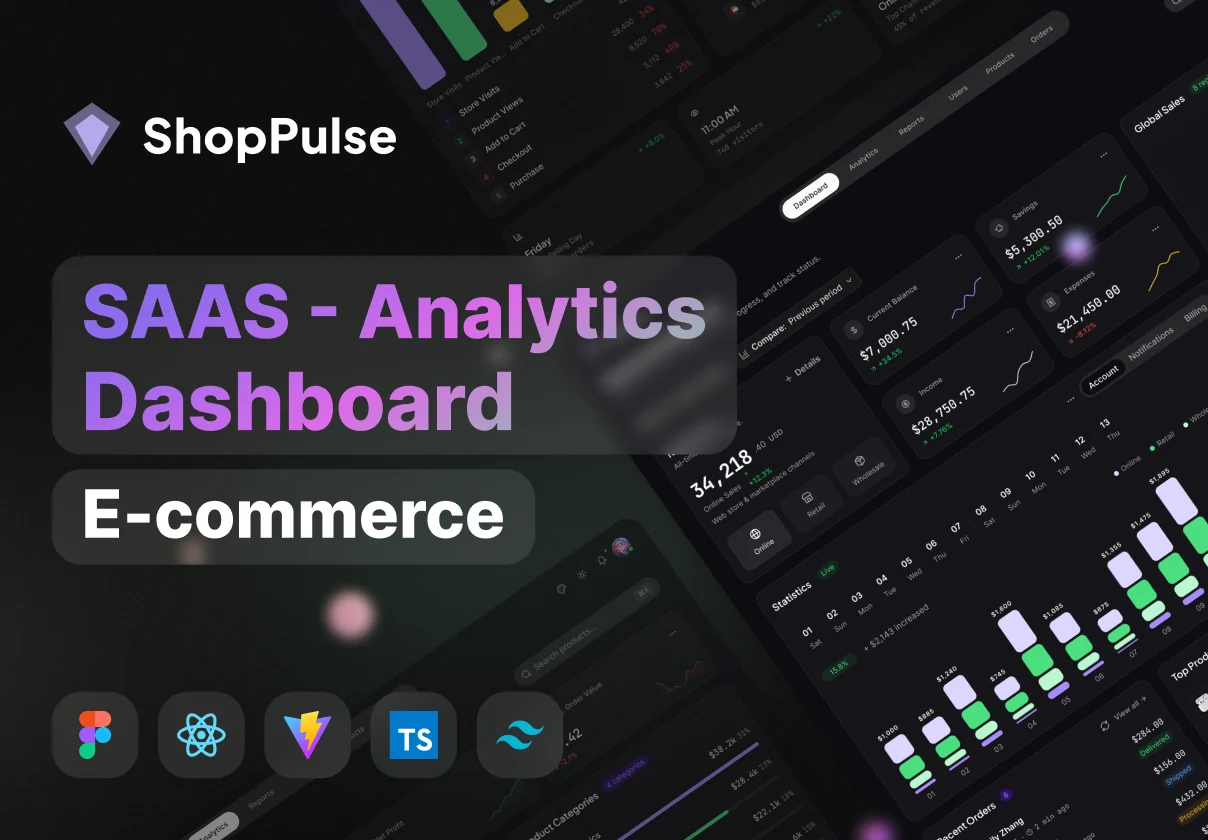 ShopPulse - SAAS - Analytics Dashboard - Ecommerce