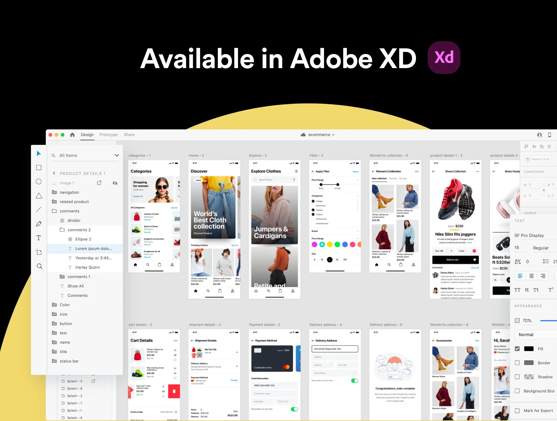 Shoppy E-Commerce Mobile UI Kit 2