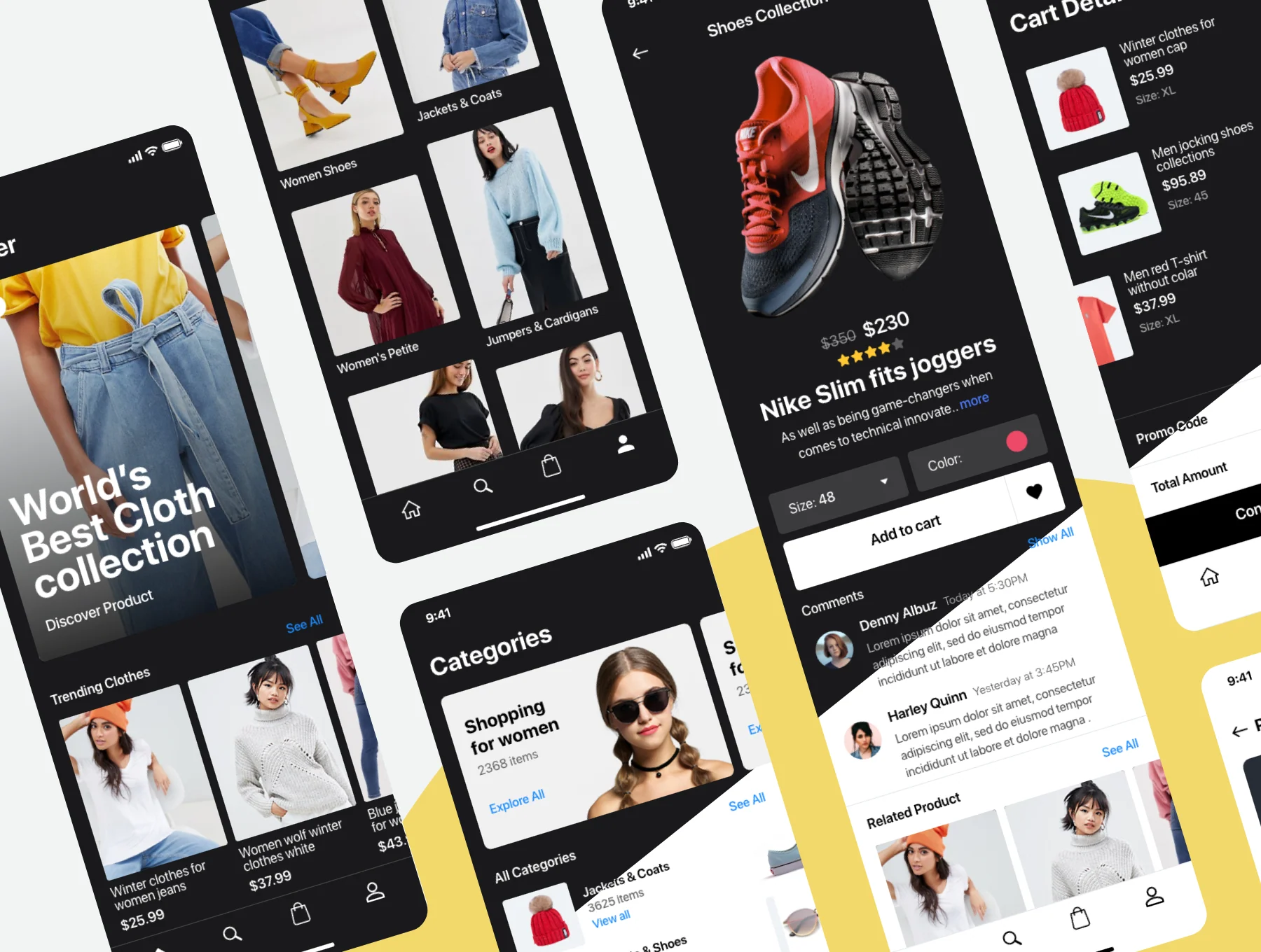 Shoppy E-Commerce Mobile UI Kit 5