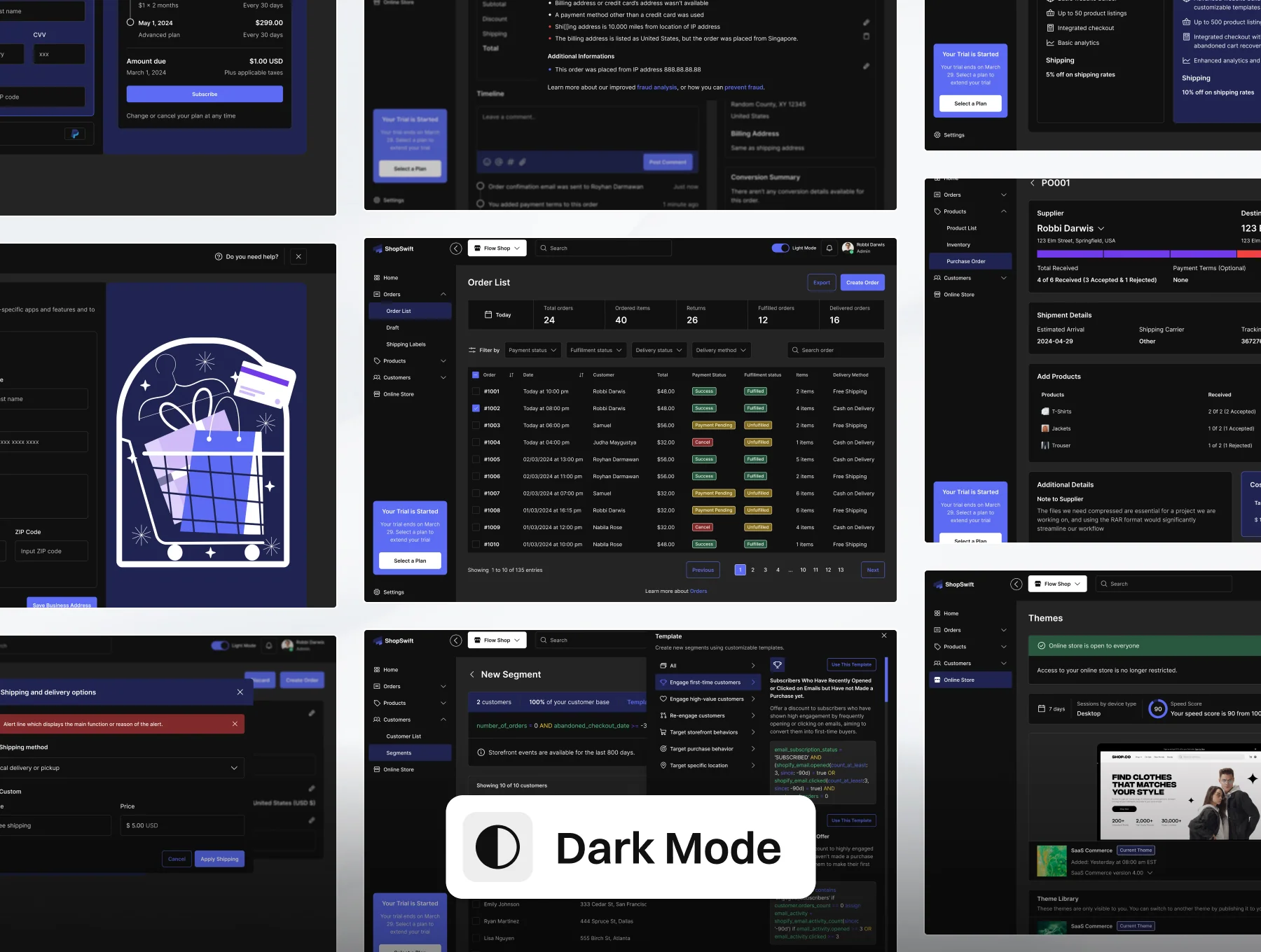 ShopSwift - E-Commerce Builder Web App UI Kit 4