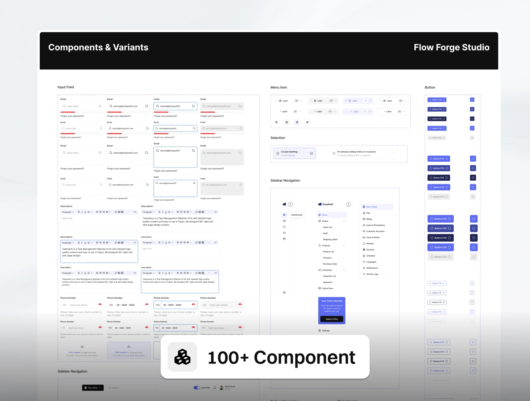 ShopSwift - E-Commerce Builder Web App UI Kit 6