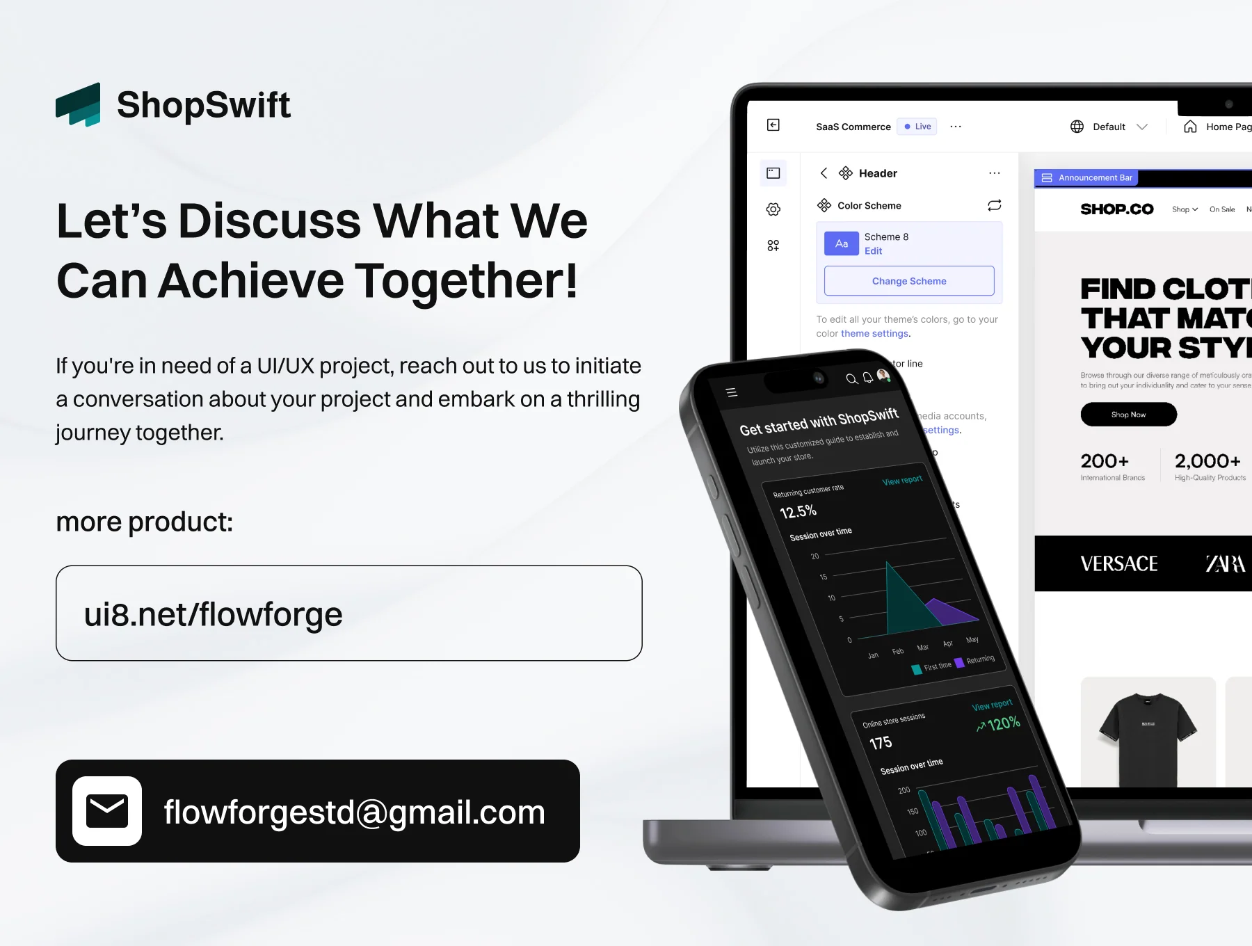ShopSwift - E-Commerce Builder Web App UI Kit 8