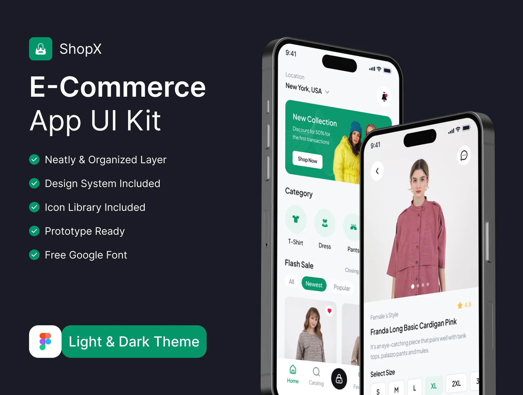 ShopX - eCommerce Mobile App UI Kit