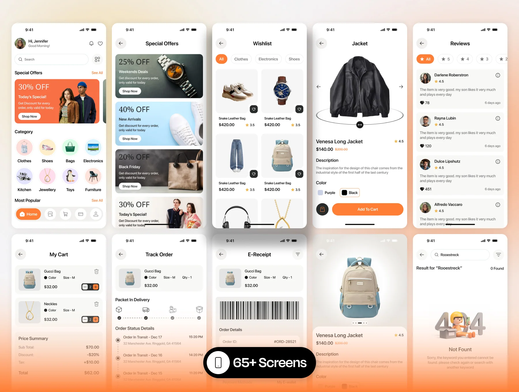 Shopzen – E-Commerce App UI Kit 4