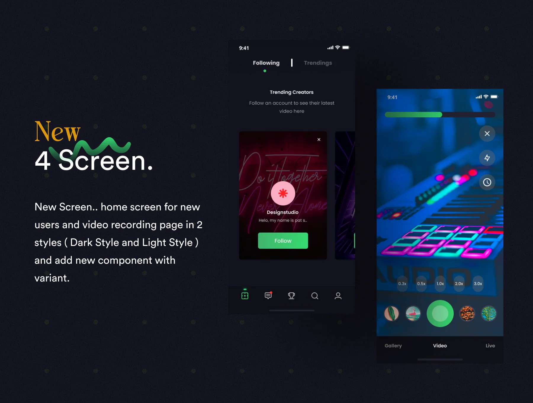 Short Video Apps UI KIT ( Hapnezz ) 2