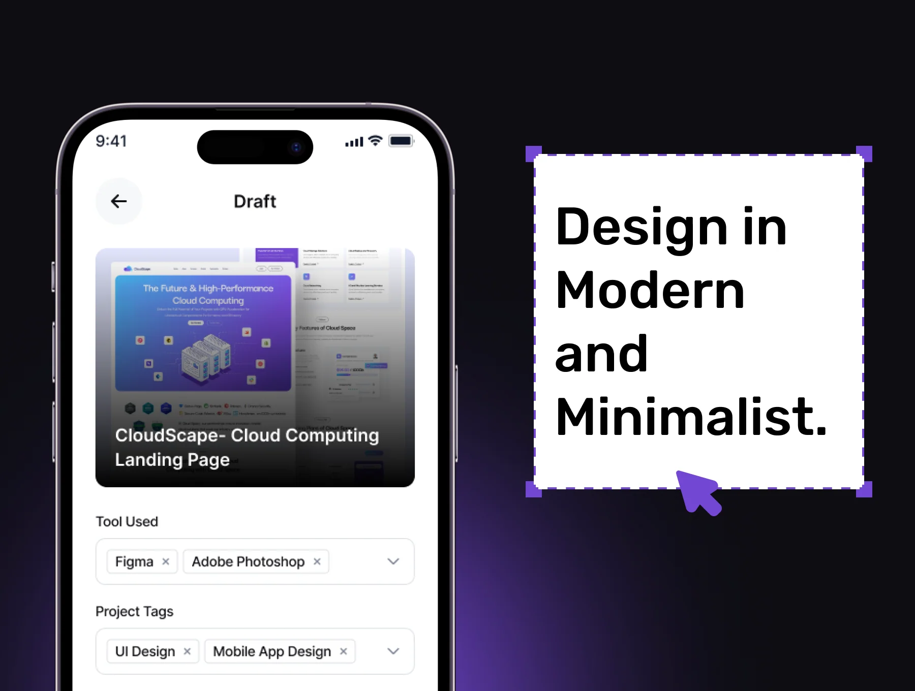 SHOWCASE - Creative Portfolio Mobile App UI Kit 5