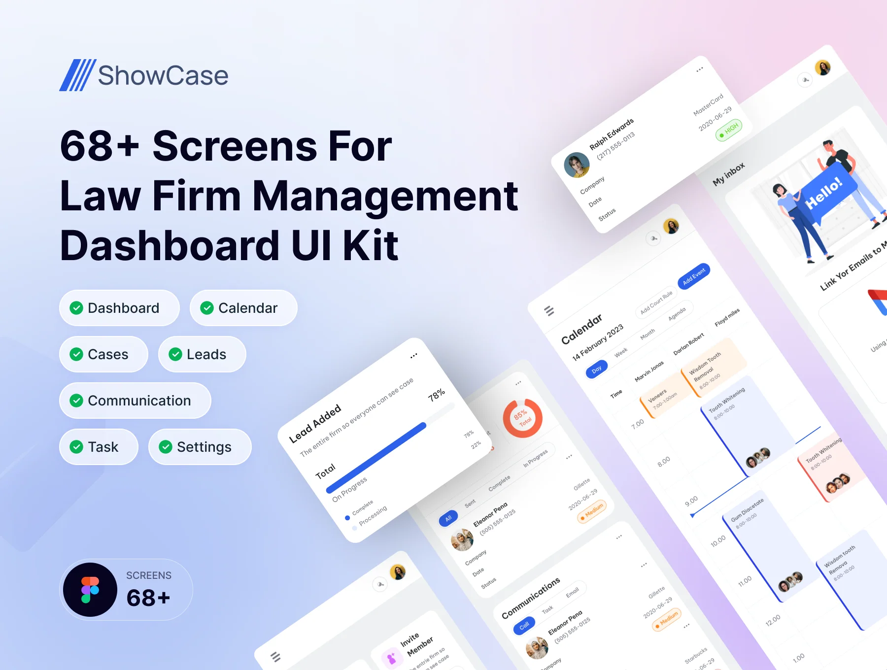 ShowCase - Law Firm Dashboard UI KIT 2