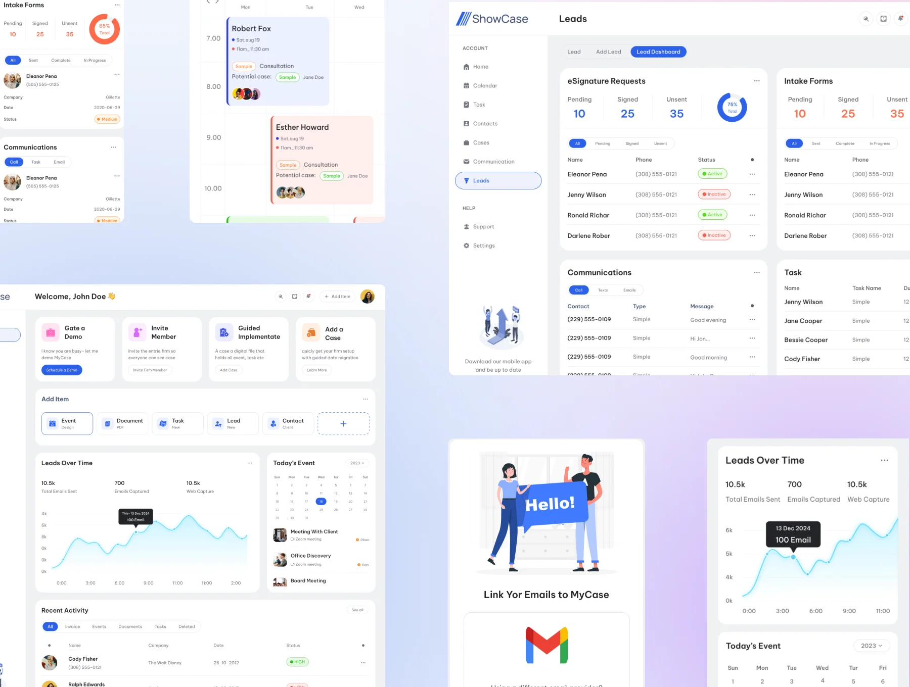 ShowCase - Law Firm Dashboard UI KIT 4