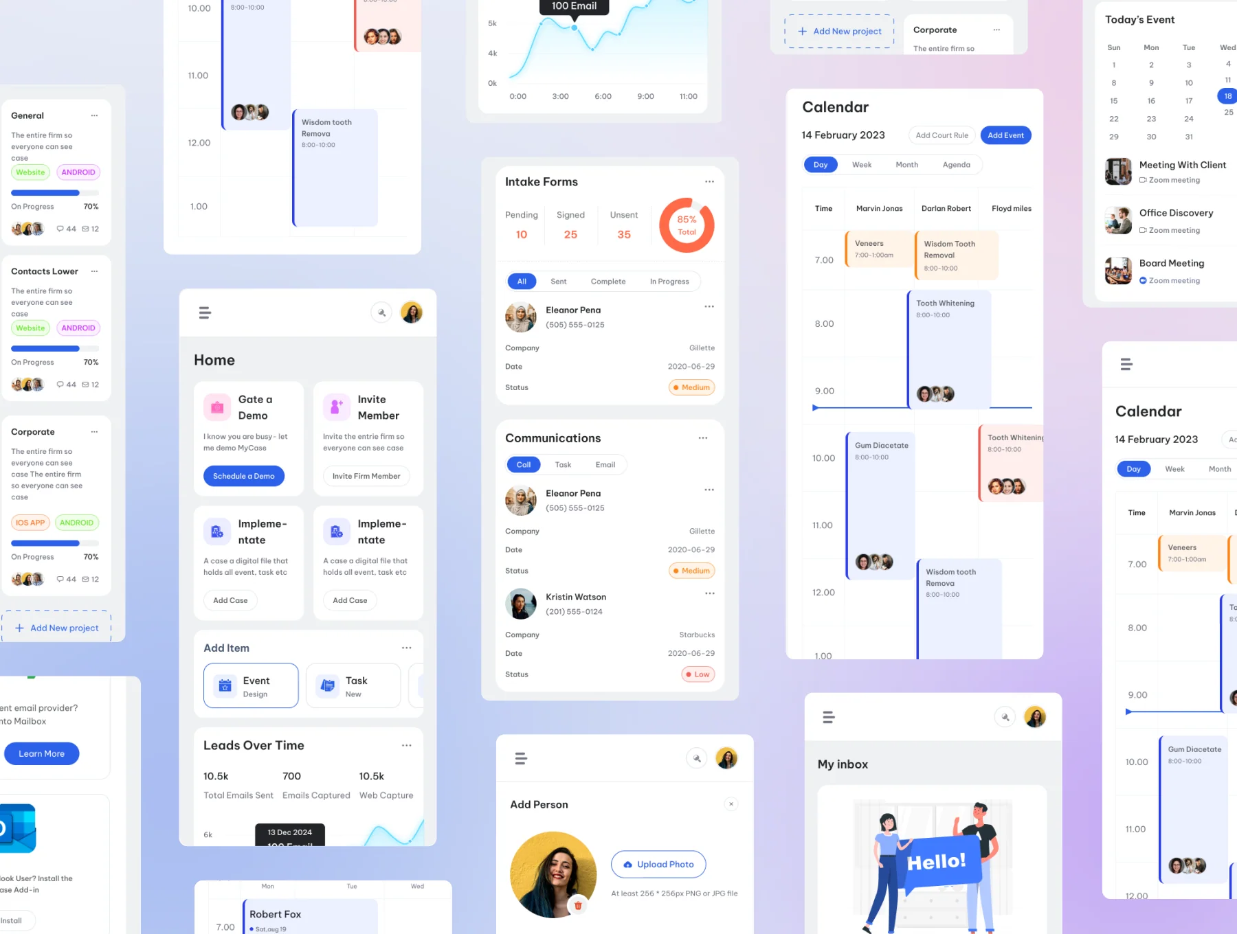 ShowCase - Law Firm Dashboard UI KIT 5