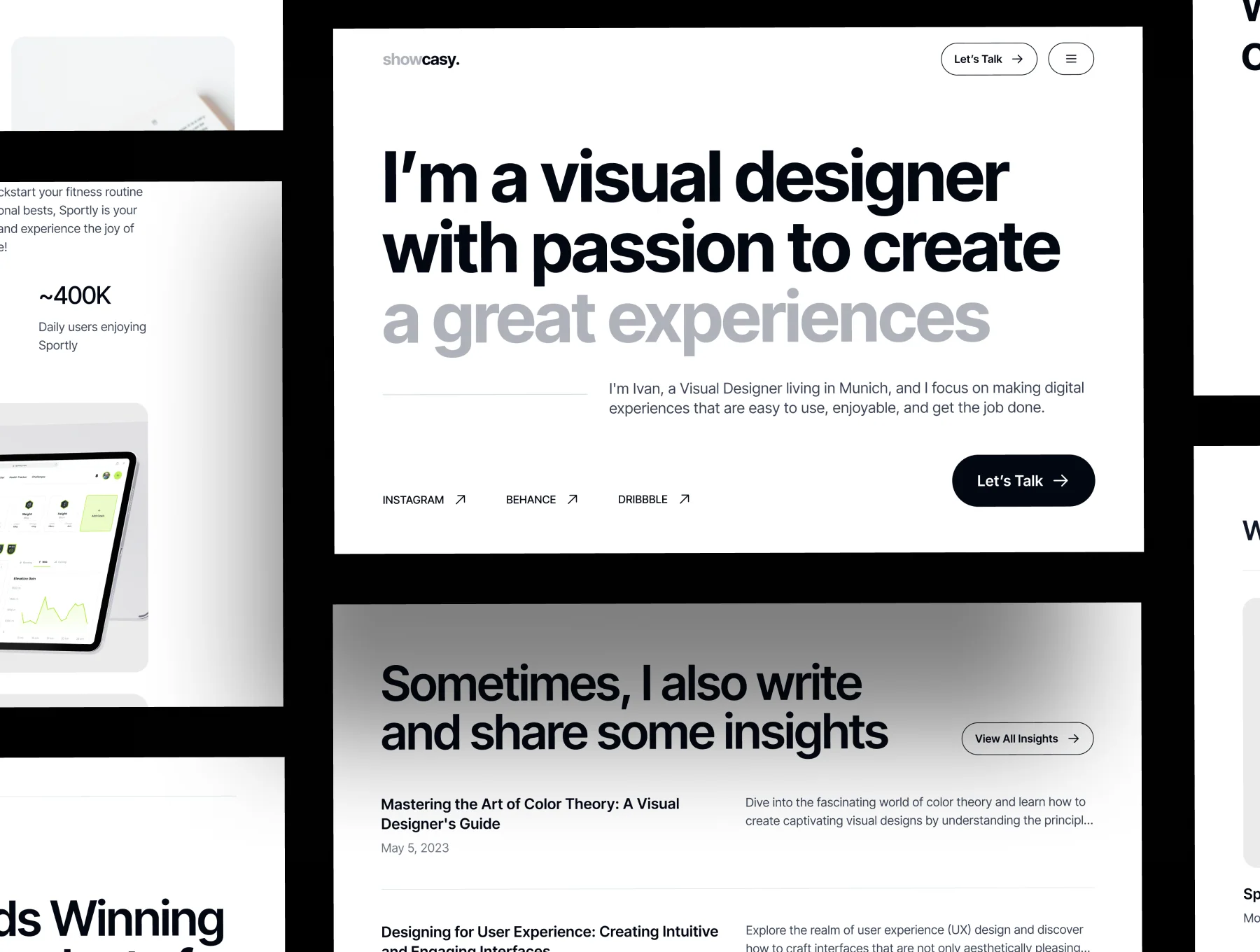 Showcasy - A Personal Portfolio Website 8