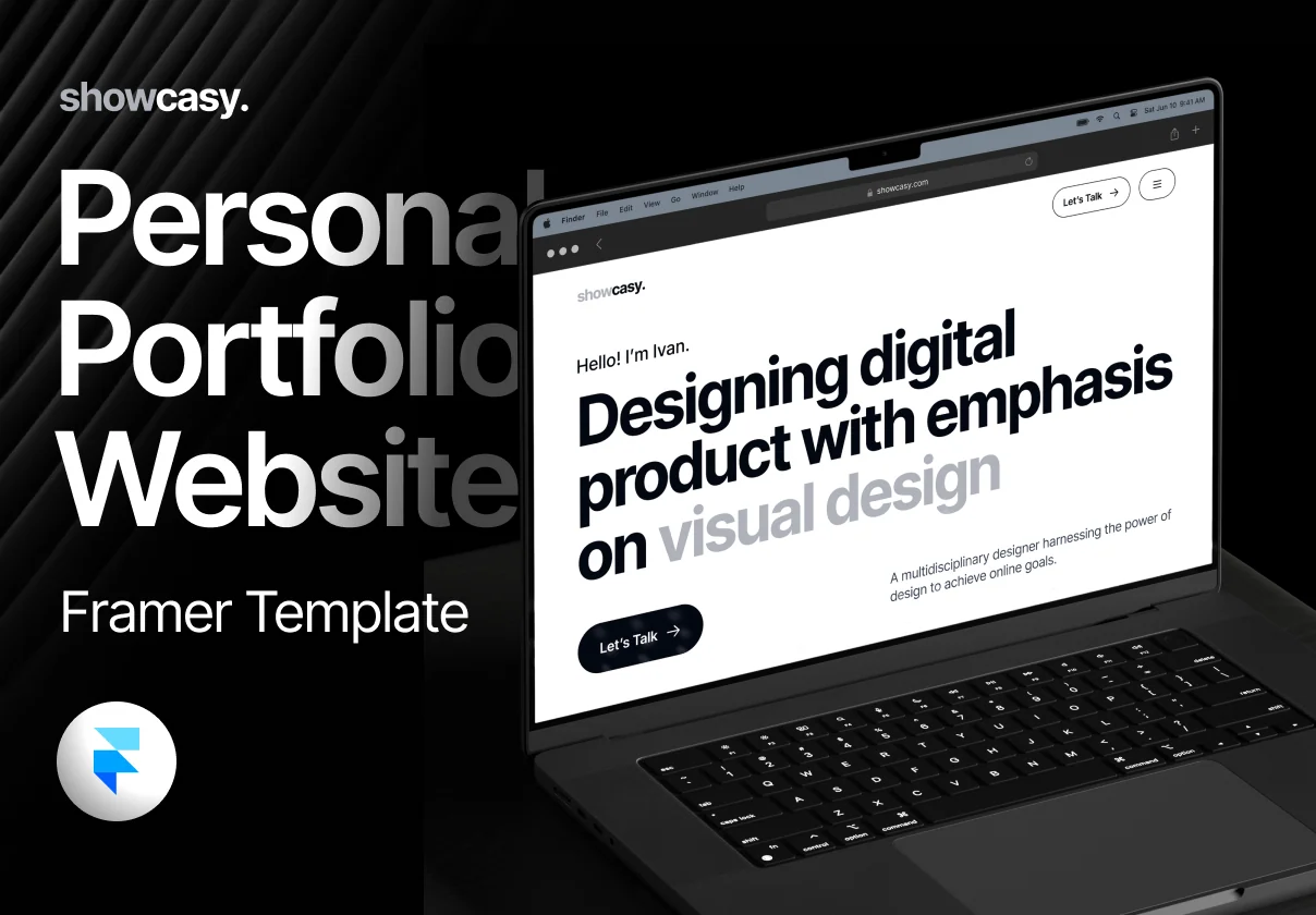Showcasy - Portfolio Framer Template