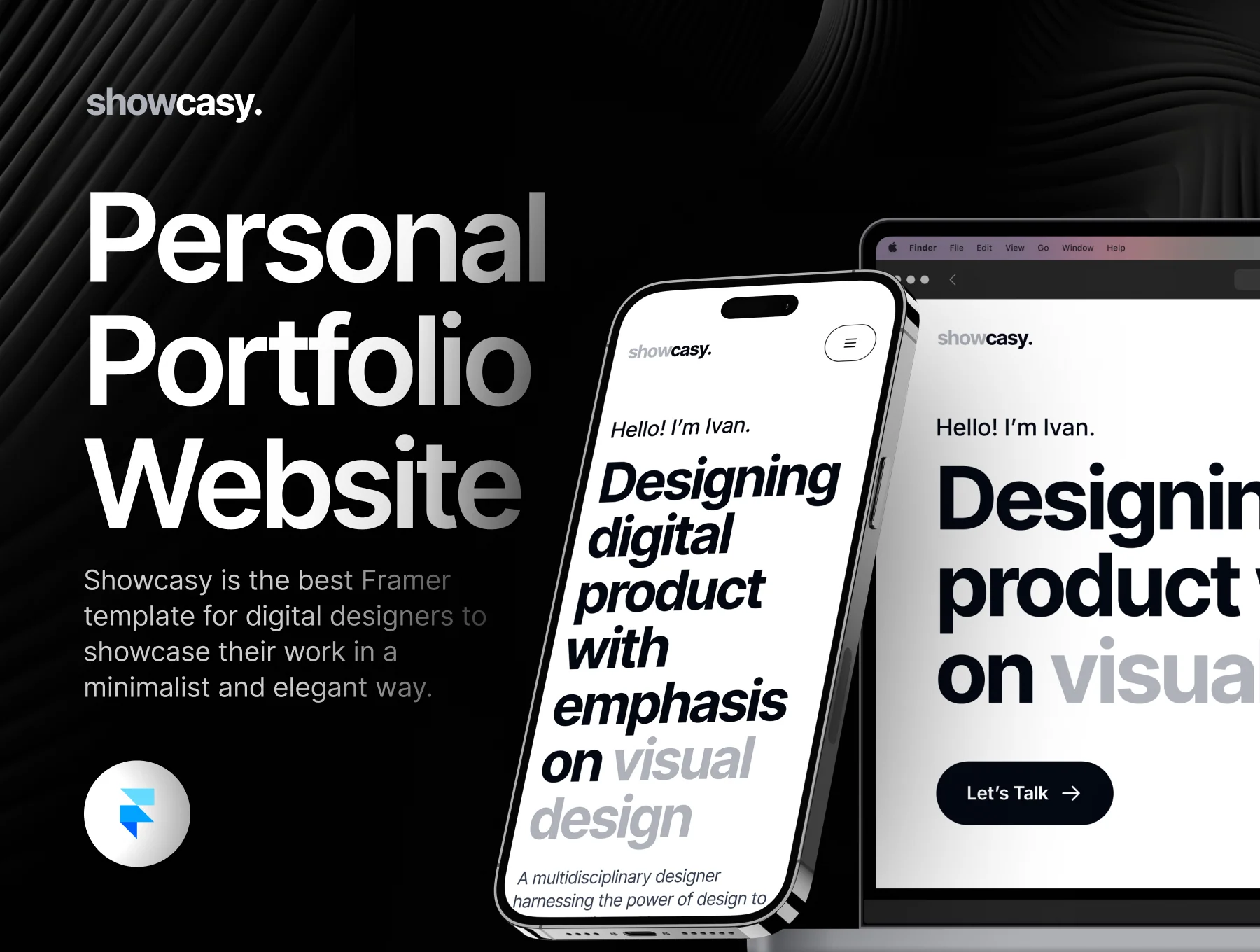 Showcasy - Portfolio Framer Template