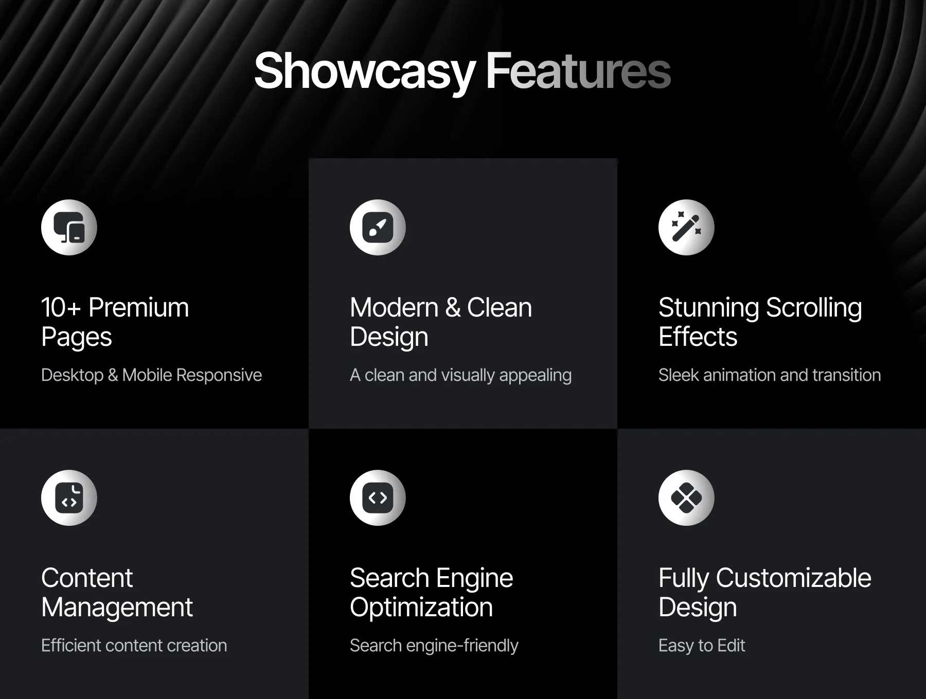 Showcasy - Portfolio Framer Template 3