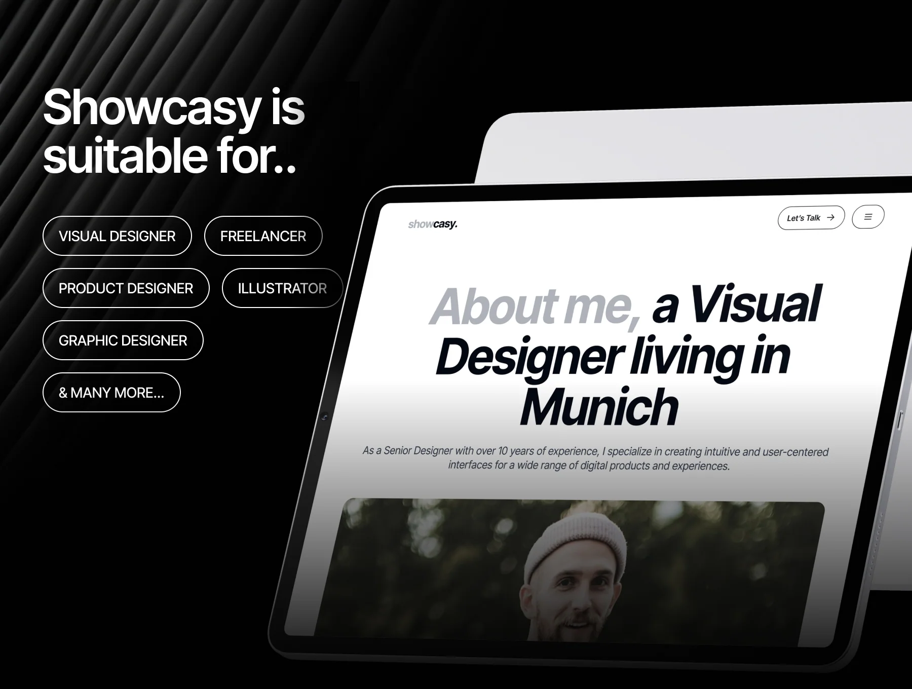 Showcasy - Portfolio Framer Template 4