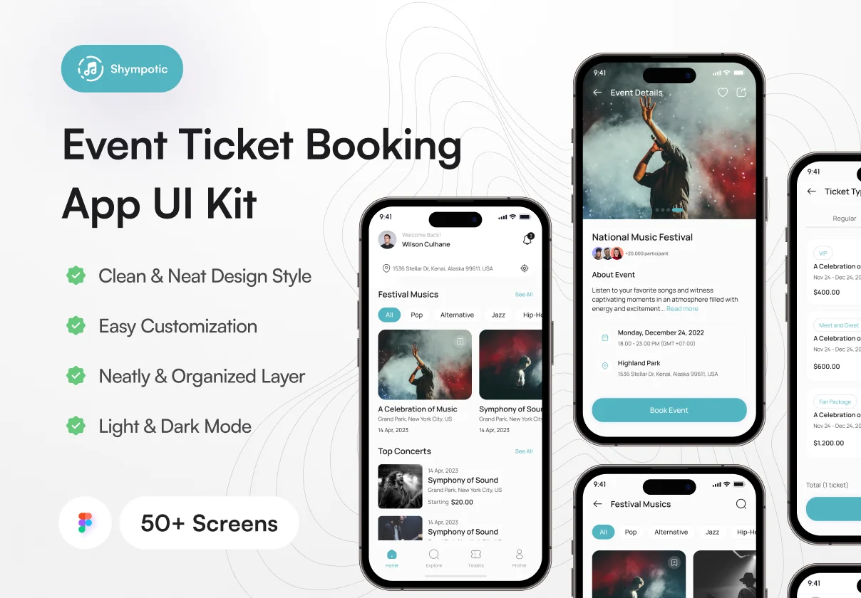 Shympotic-Event Ticket Booking App