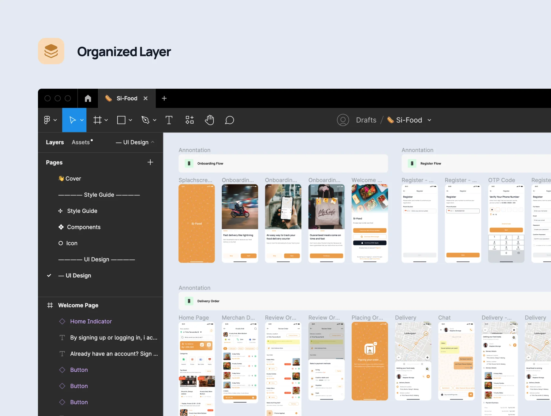 Si-Food - Food Delivery UI Kit 3