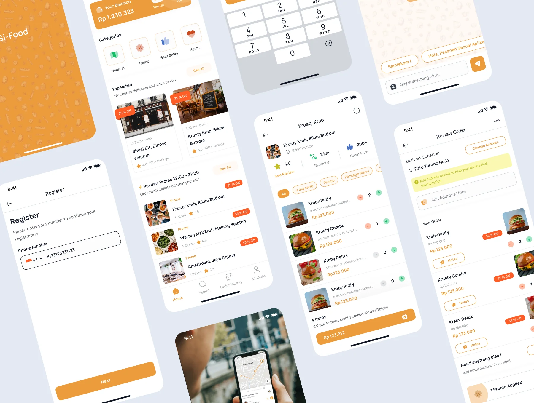 Si-Food - Food Delivery UI Kit 5