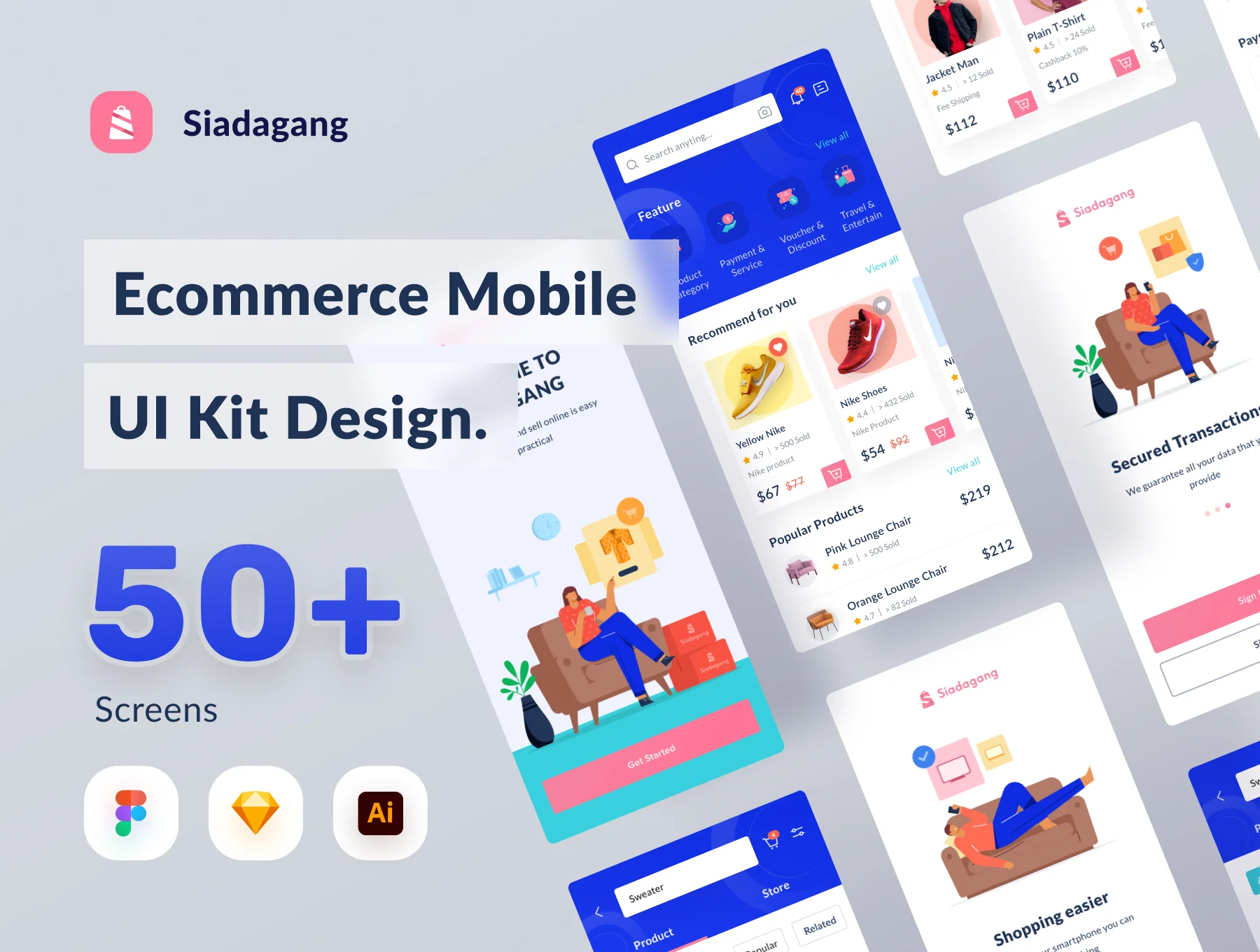 Siadagang Ecommerce UI kit