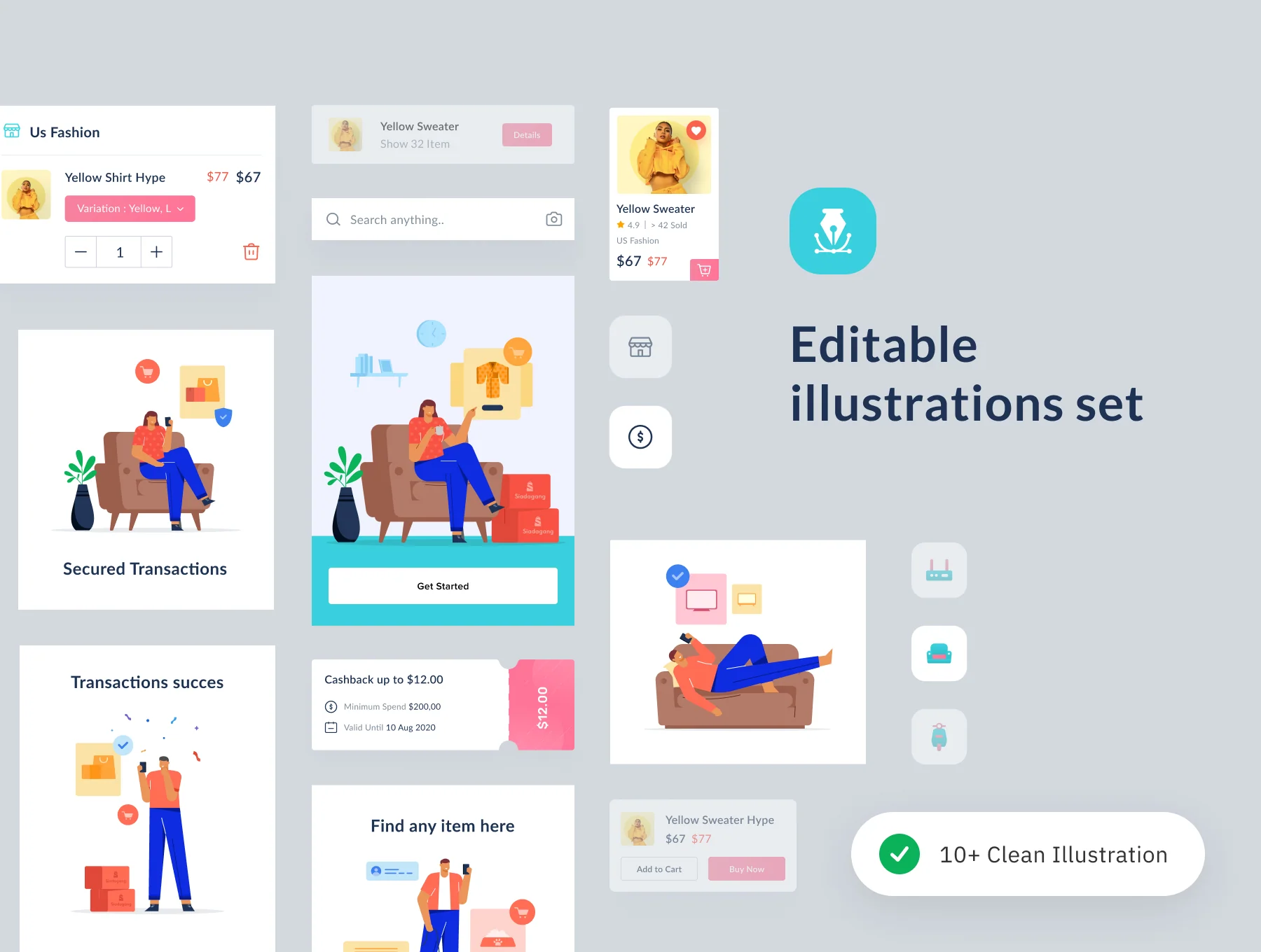 Siadagang Ecommerce UI kit 6