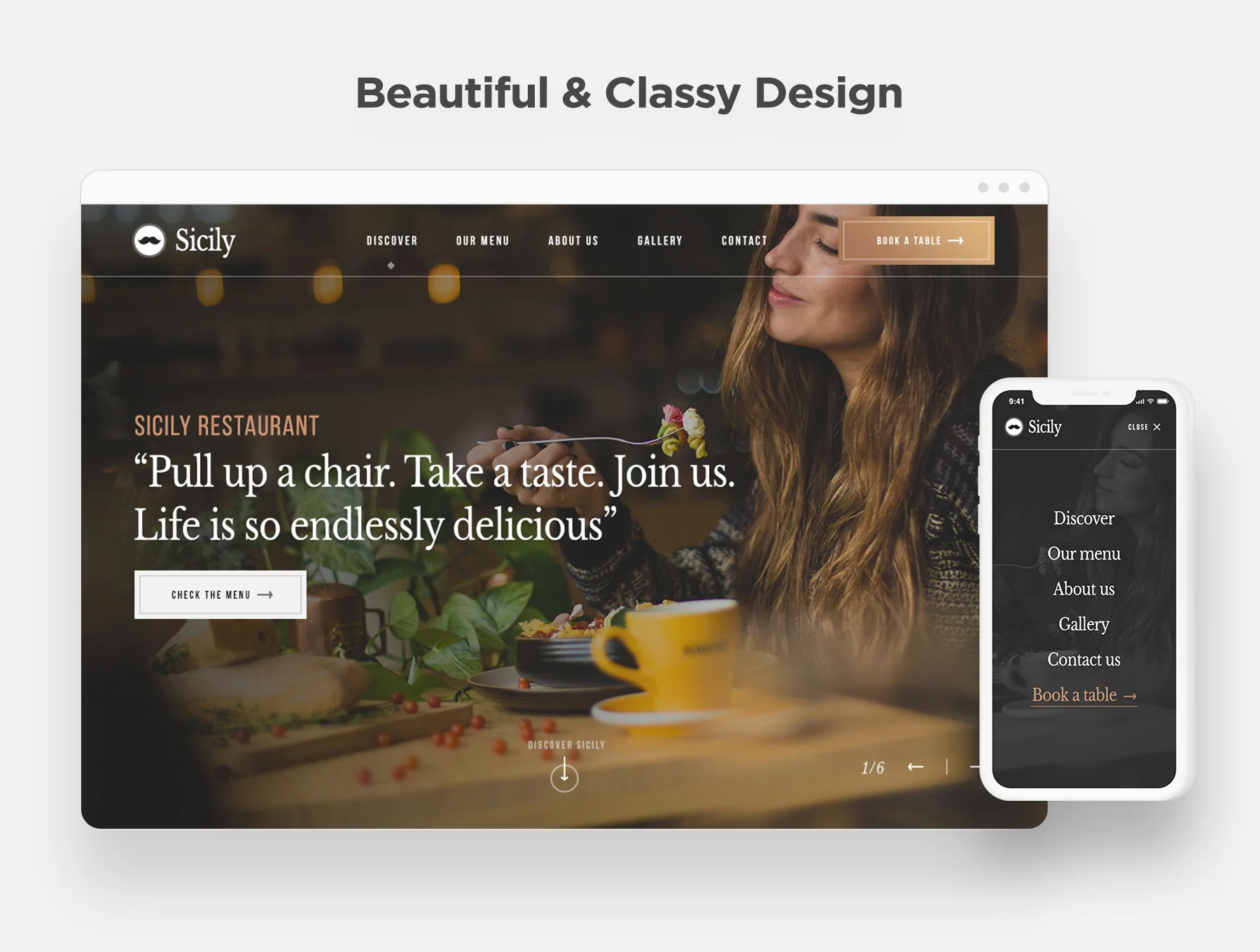Sicily - Restaurant Website Template 3