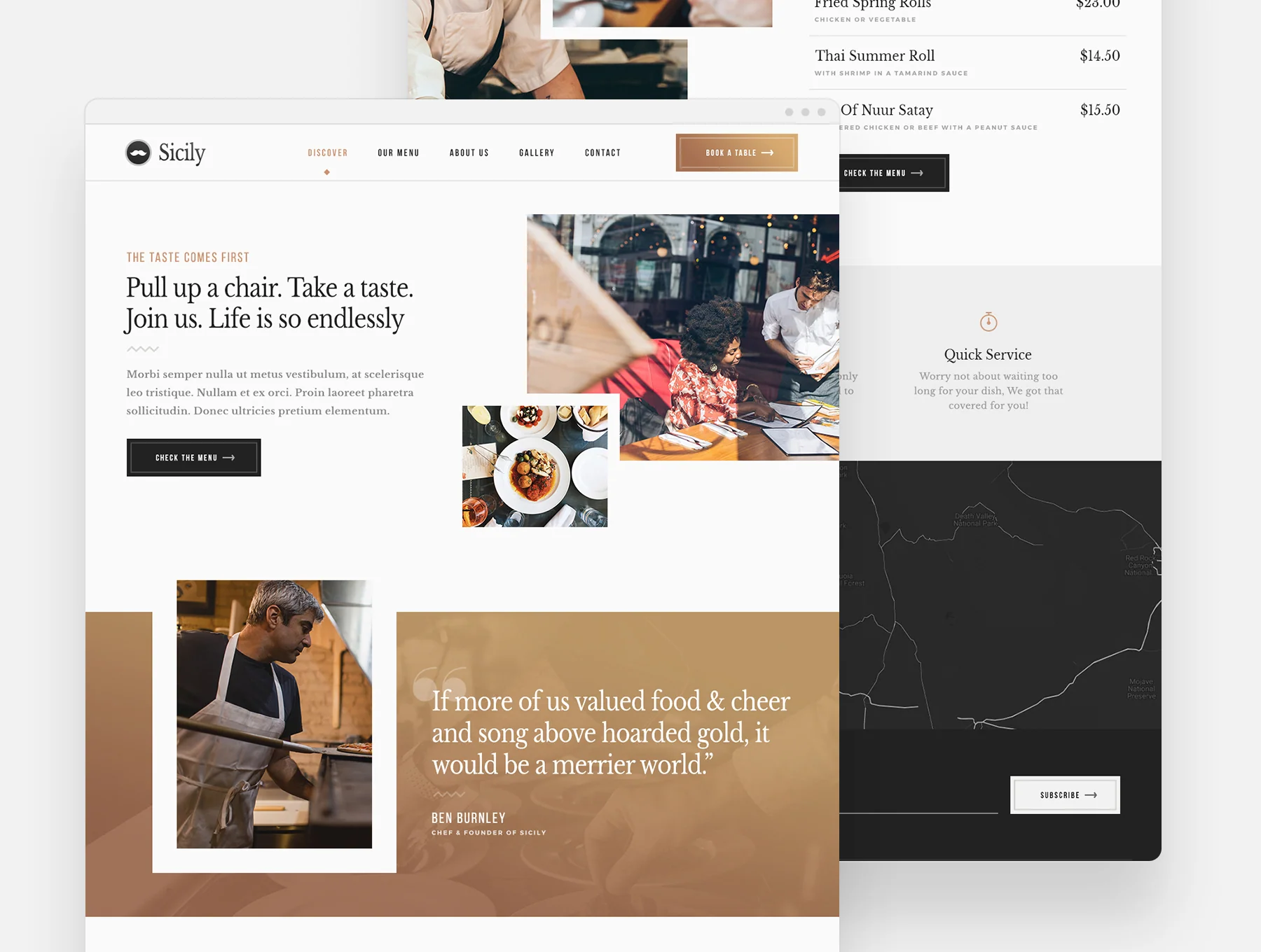 Sicily - Restaurant Website Template 5