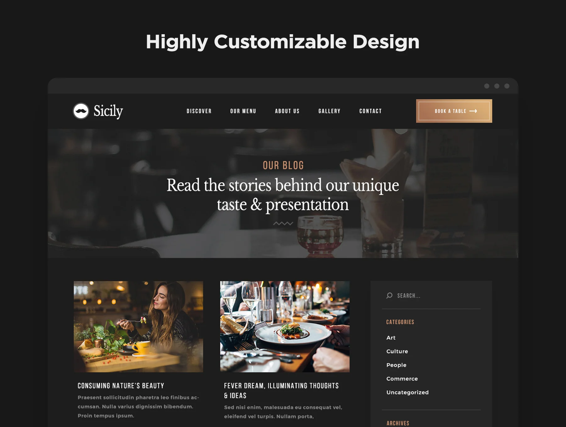 Sicily - Restaurant Website Template 7