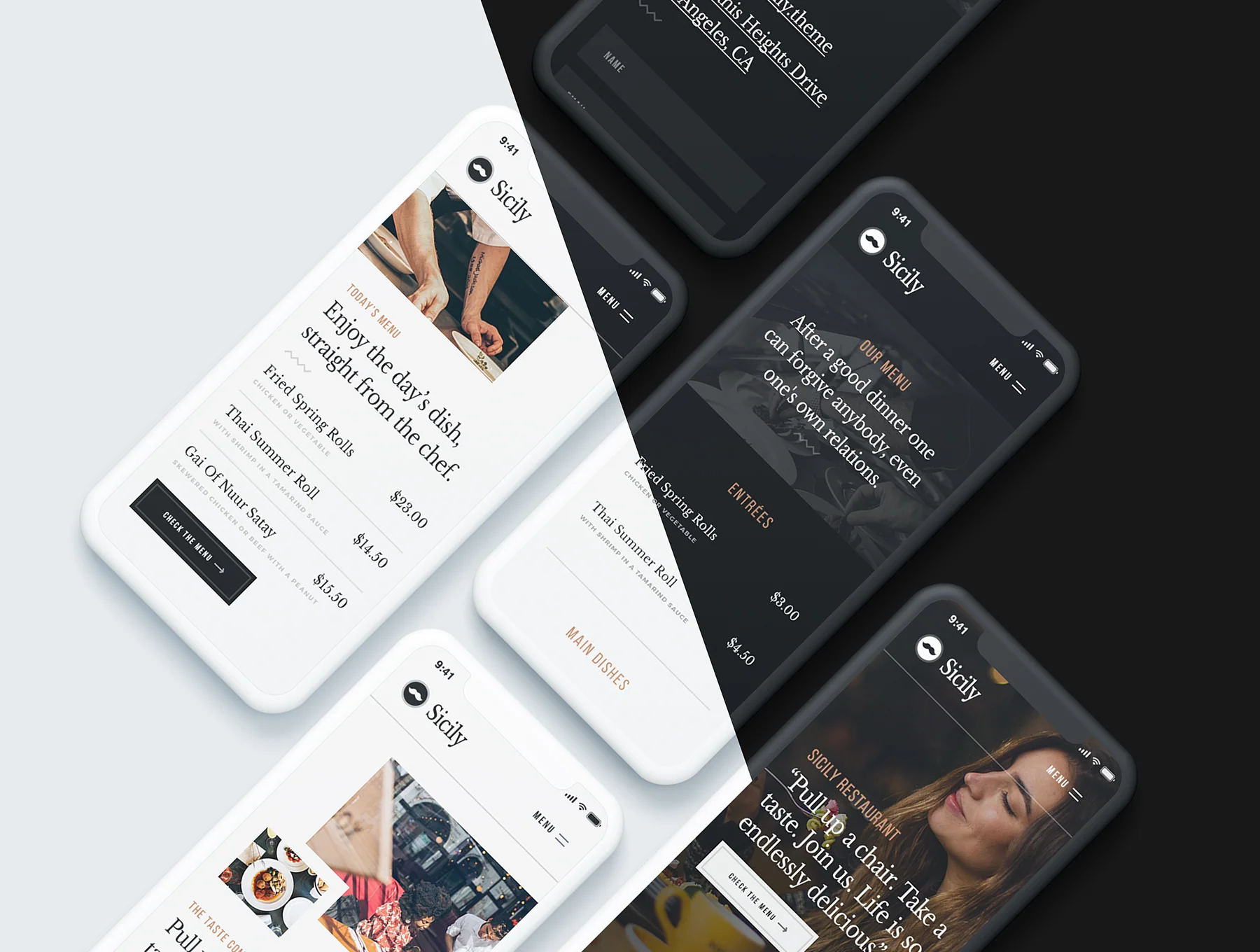 Sicily - Restaurant Website Template 8