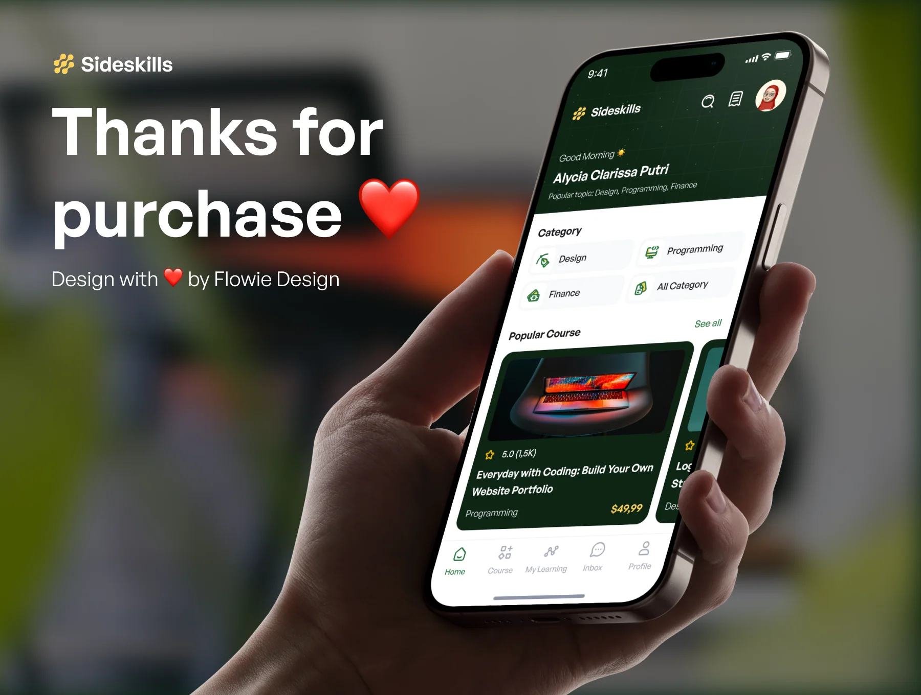 Sideskills - Online Learning & Course Mobile App UI Kit 8