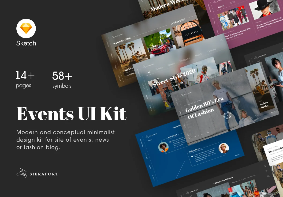 Sieraport Events UI Kit