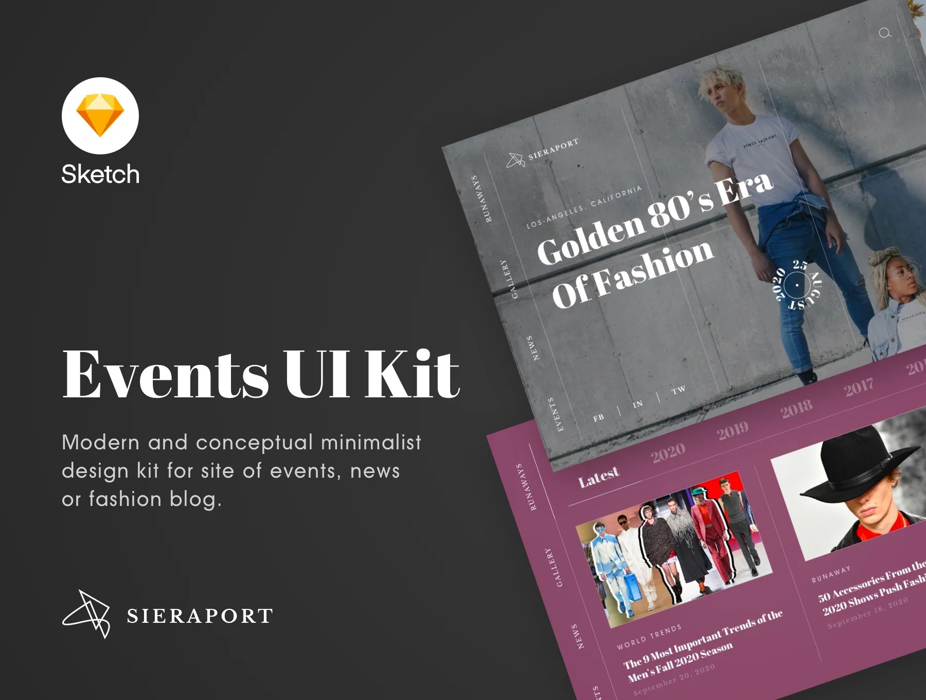 Sieraport Events UI Kit