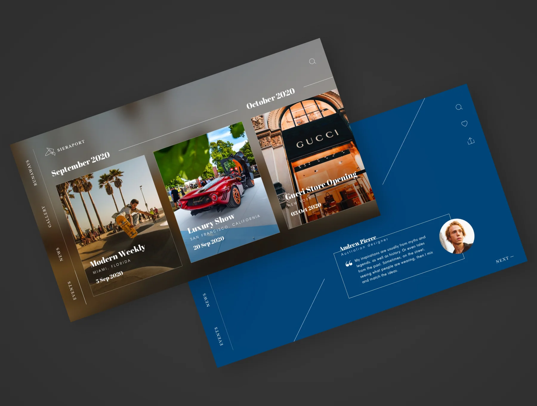Sieraport Events UI Kit 5