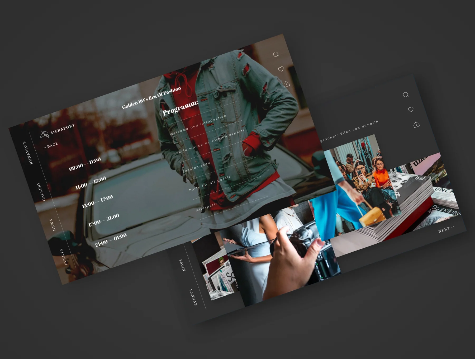 Sieraport Events UI Kit 6
