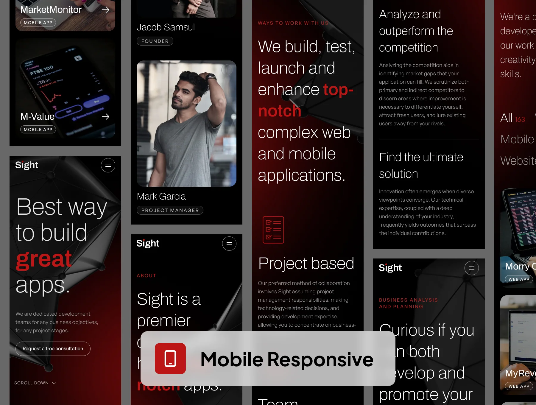 Sight - Software Developer Agency Website 4