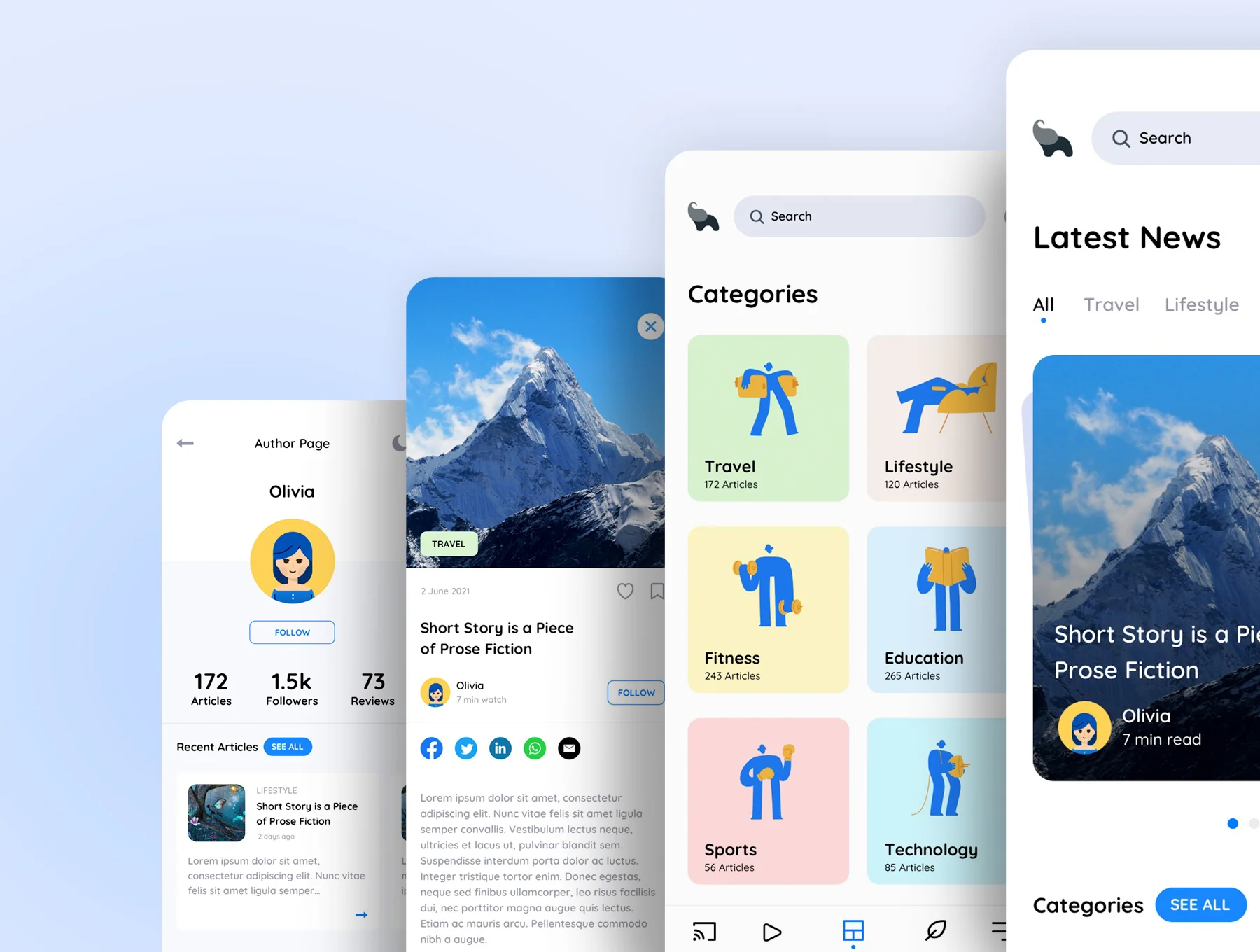 Signal - News Publishing App Template