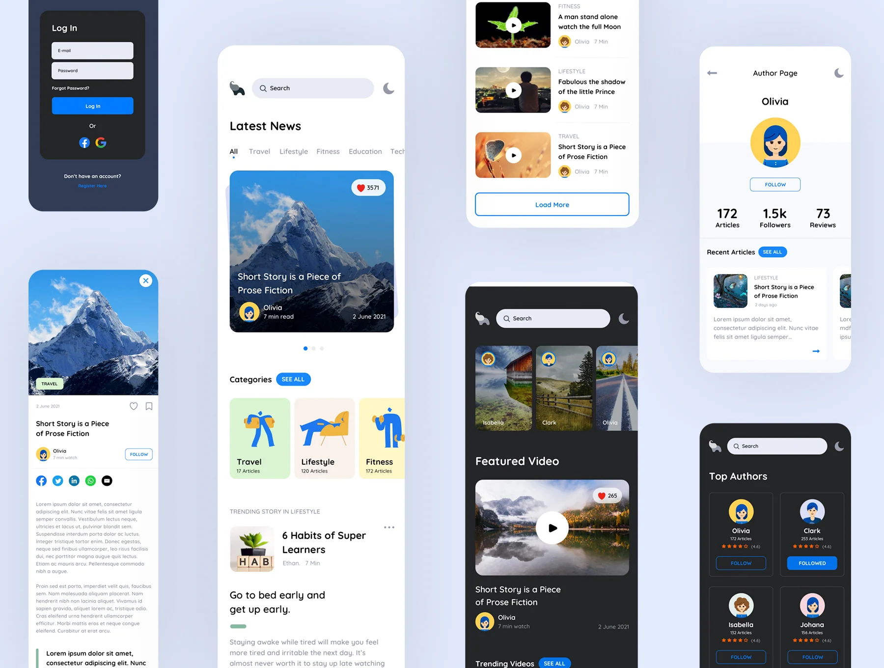 Signal - News Publishing App Template 6