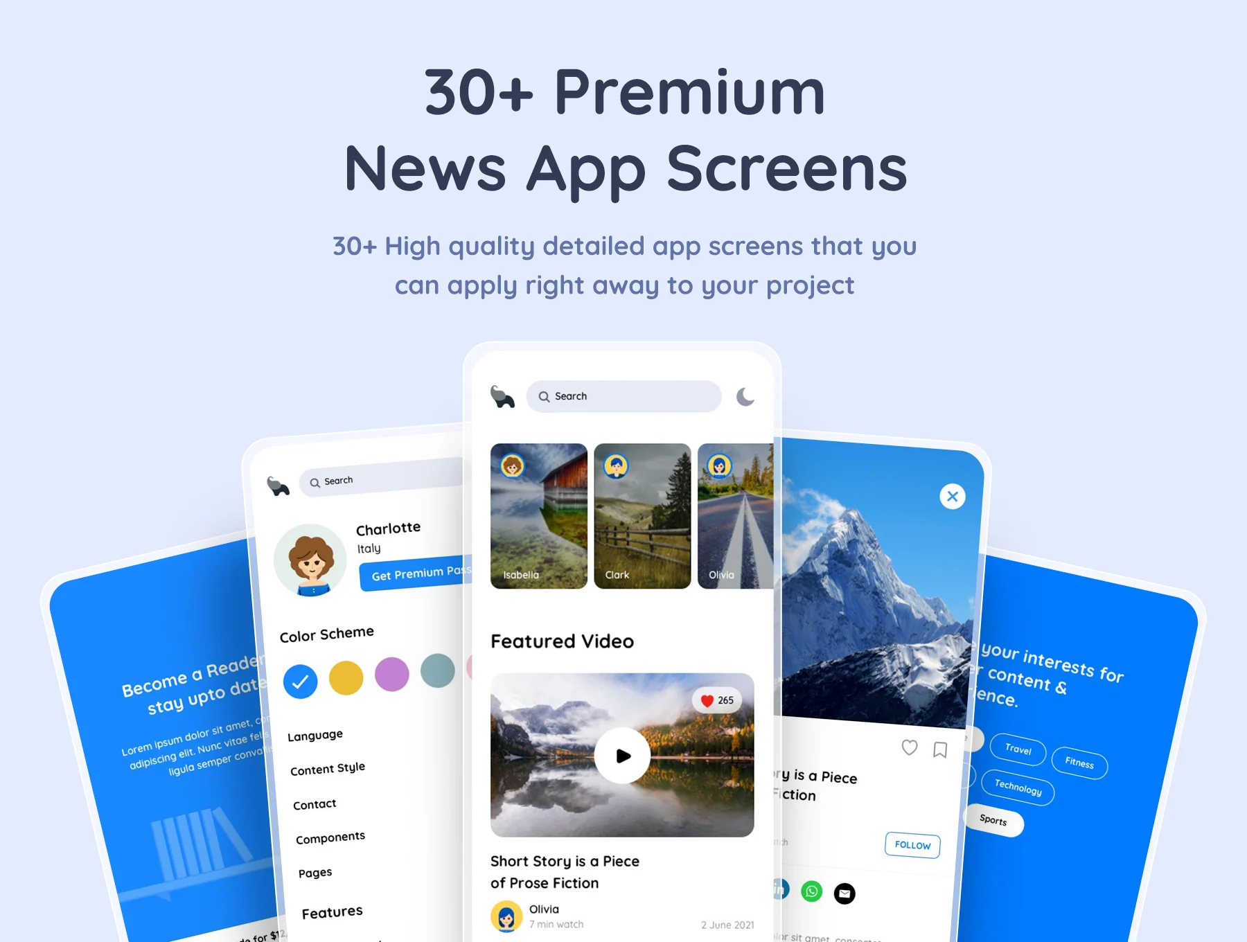 Signal - News Publishing App Template 7