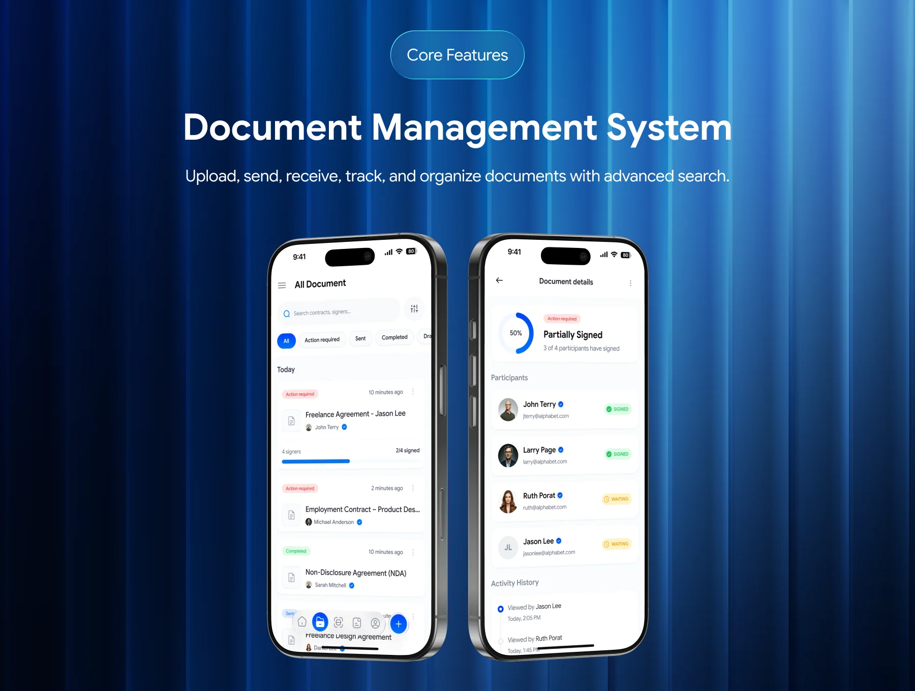 Signatura - Digital Signature App UI Kit 6