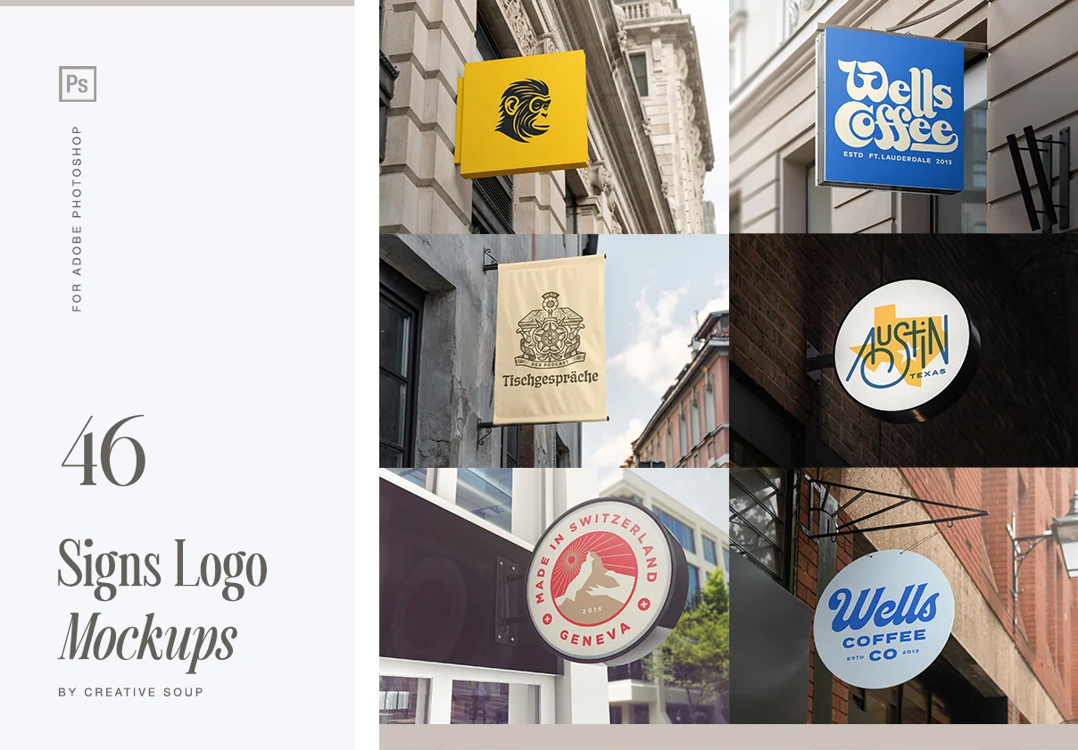 Signs Logo Mockup