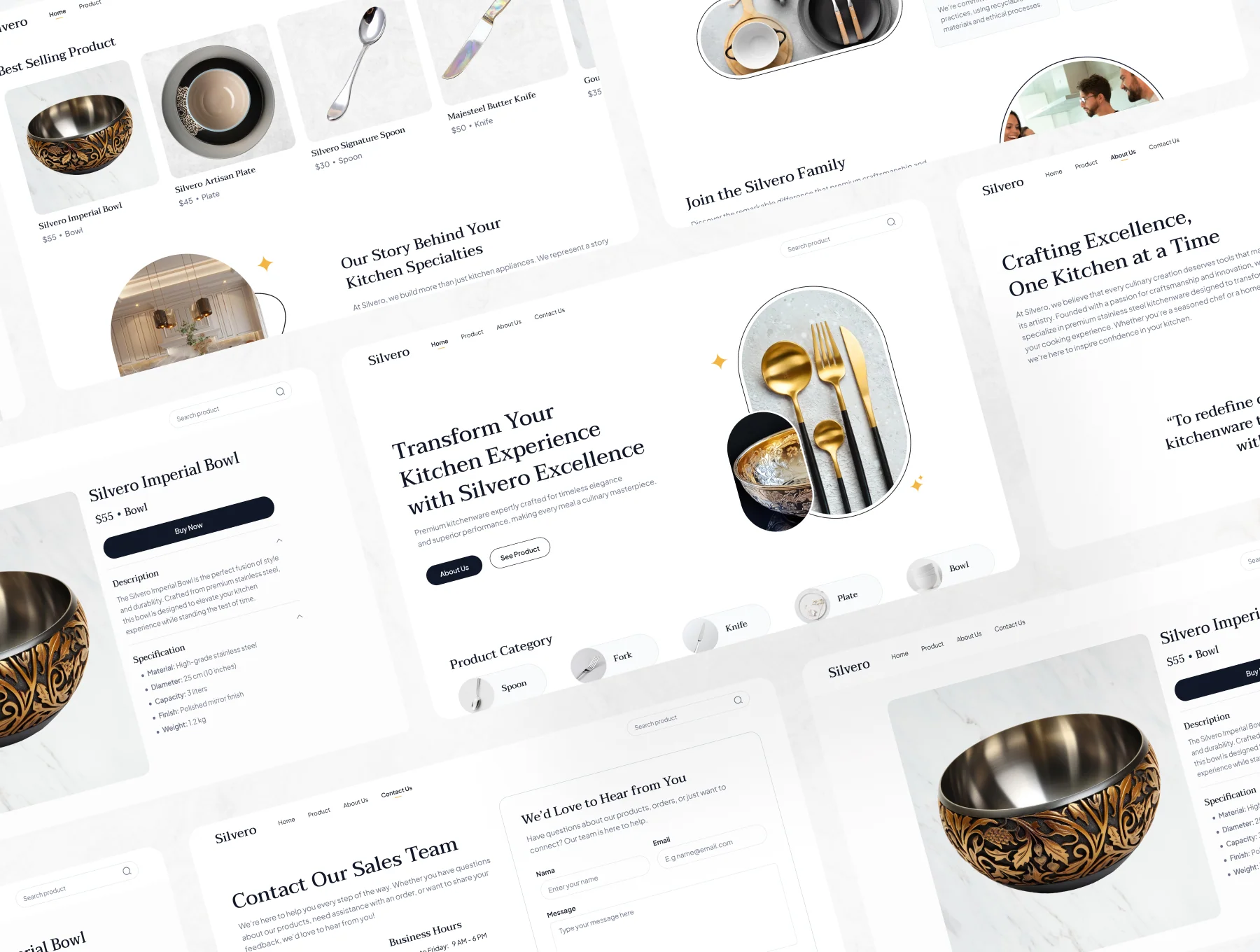 Silvero - Landing Page UI KIT 5