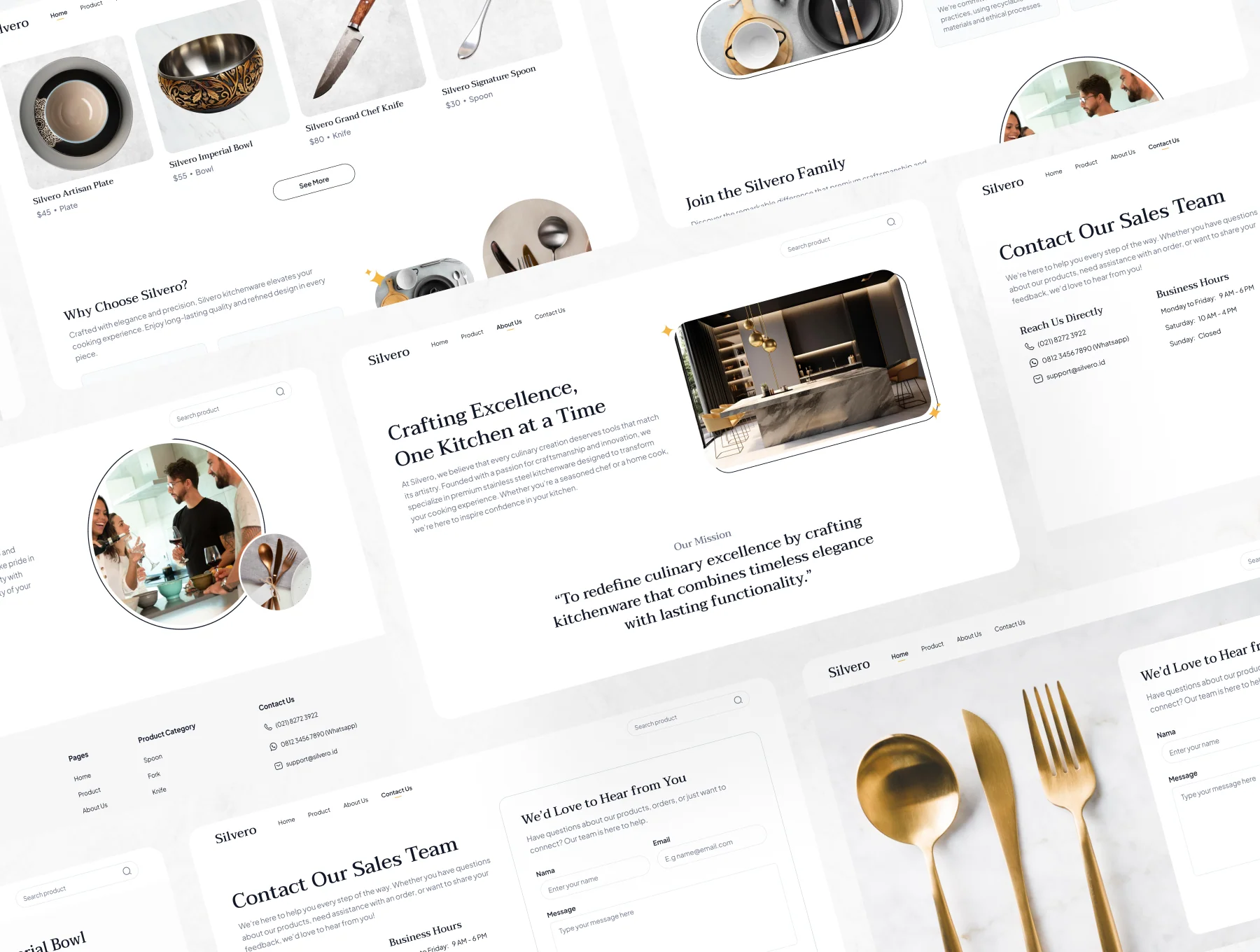 Silvero - Landing Page UI KIT 6