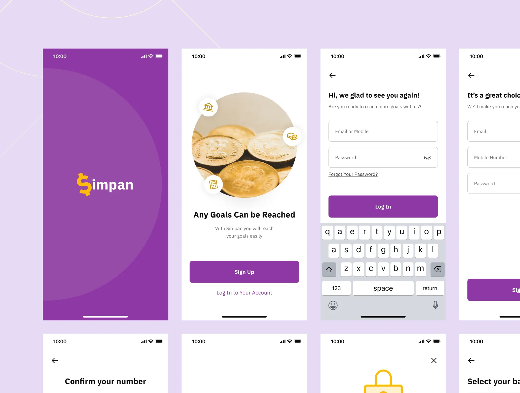 Simpan - Saving App UI Kit 5